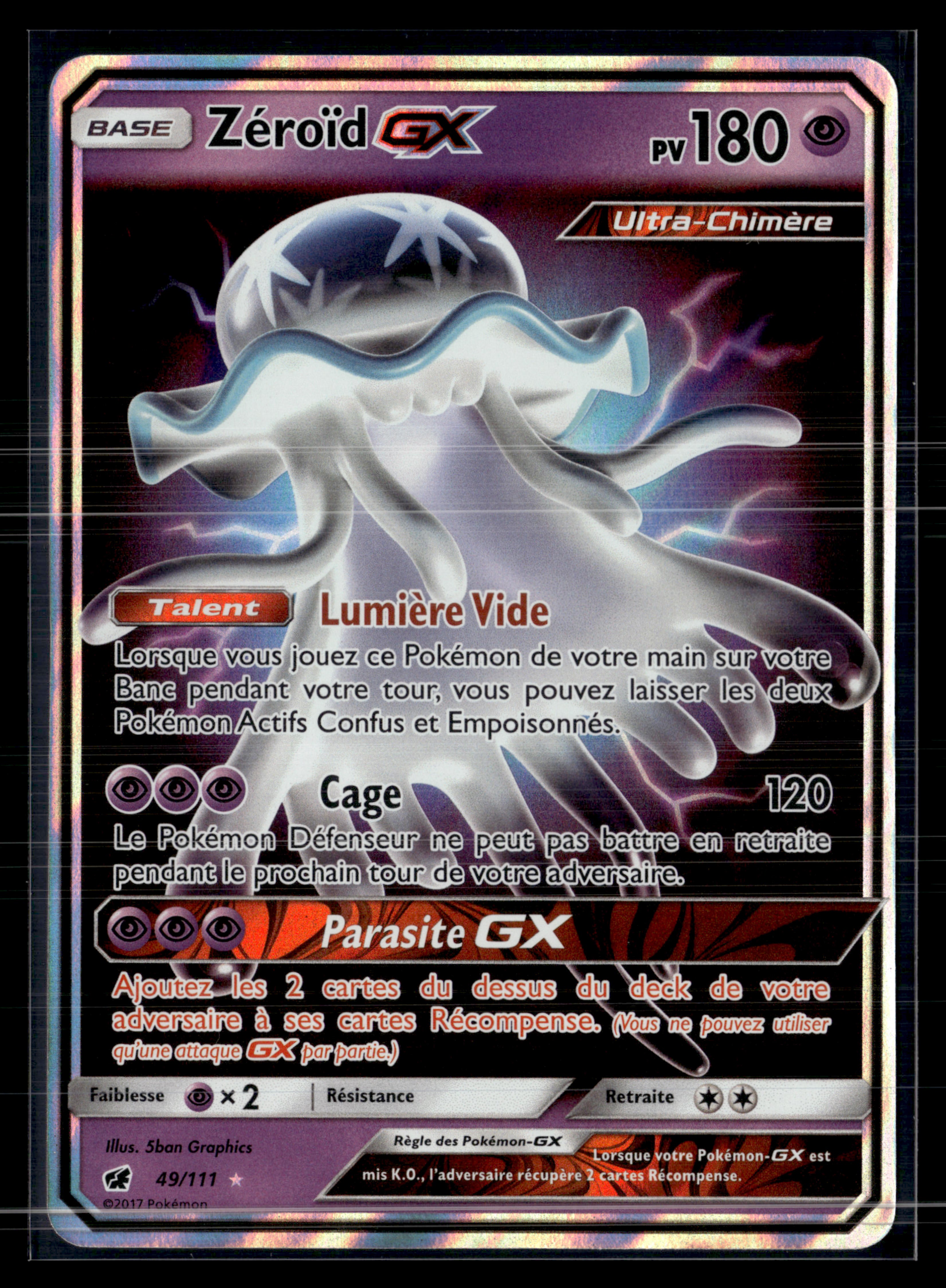 Zeroïd GX 49/111 Invasion carmin MINT