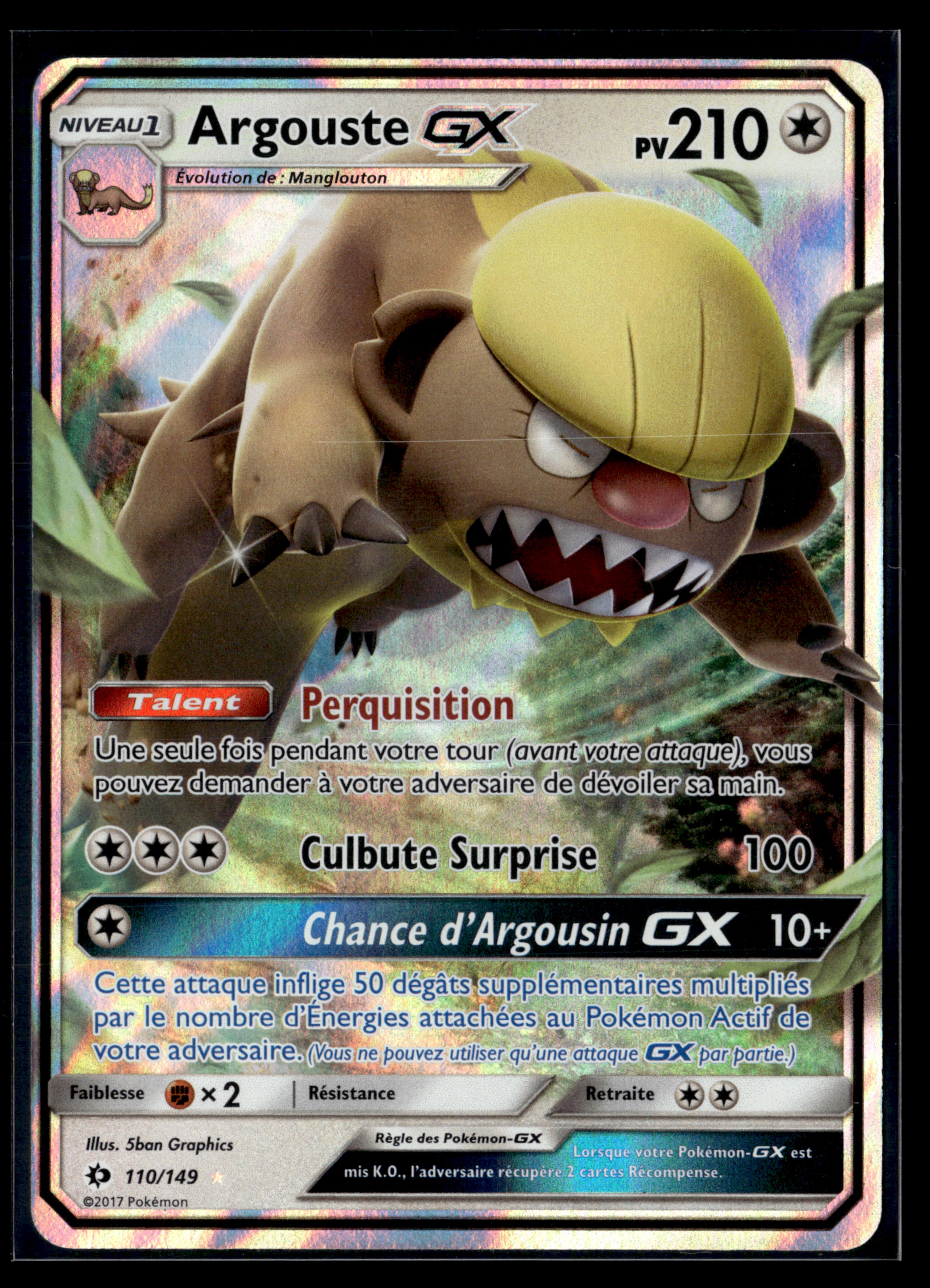Argouste GX 110/149 - Soleil et Lune - NM