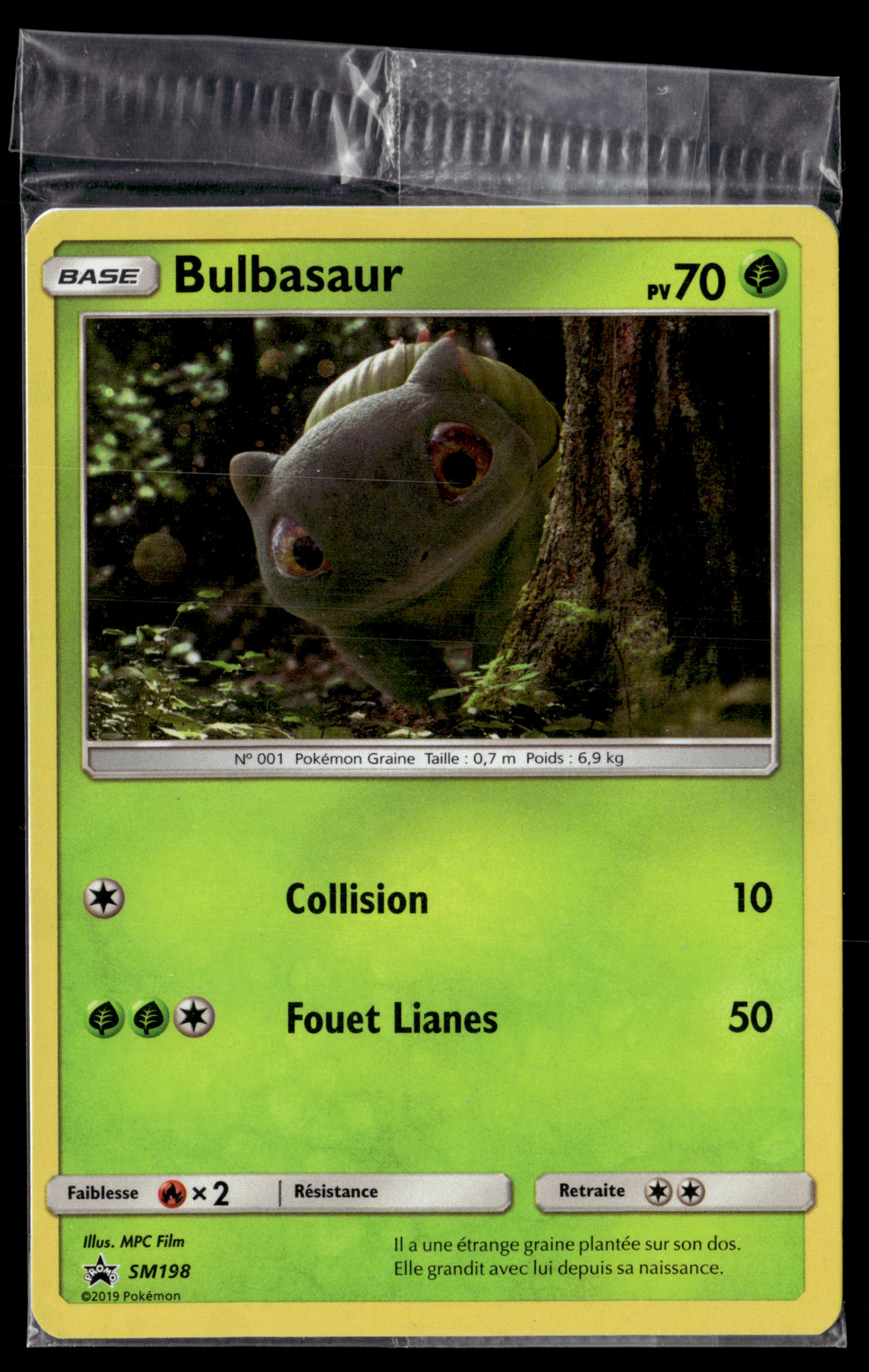 Bulbasaur SM198 promo black star