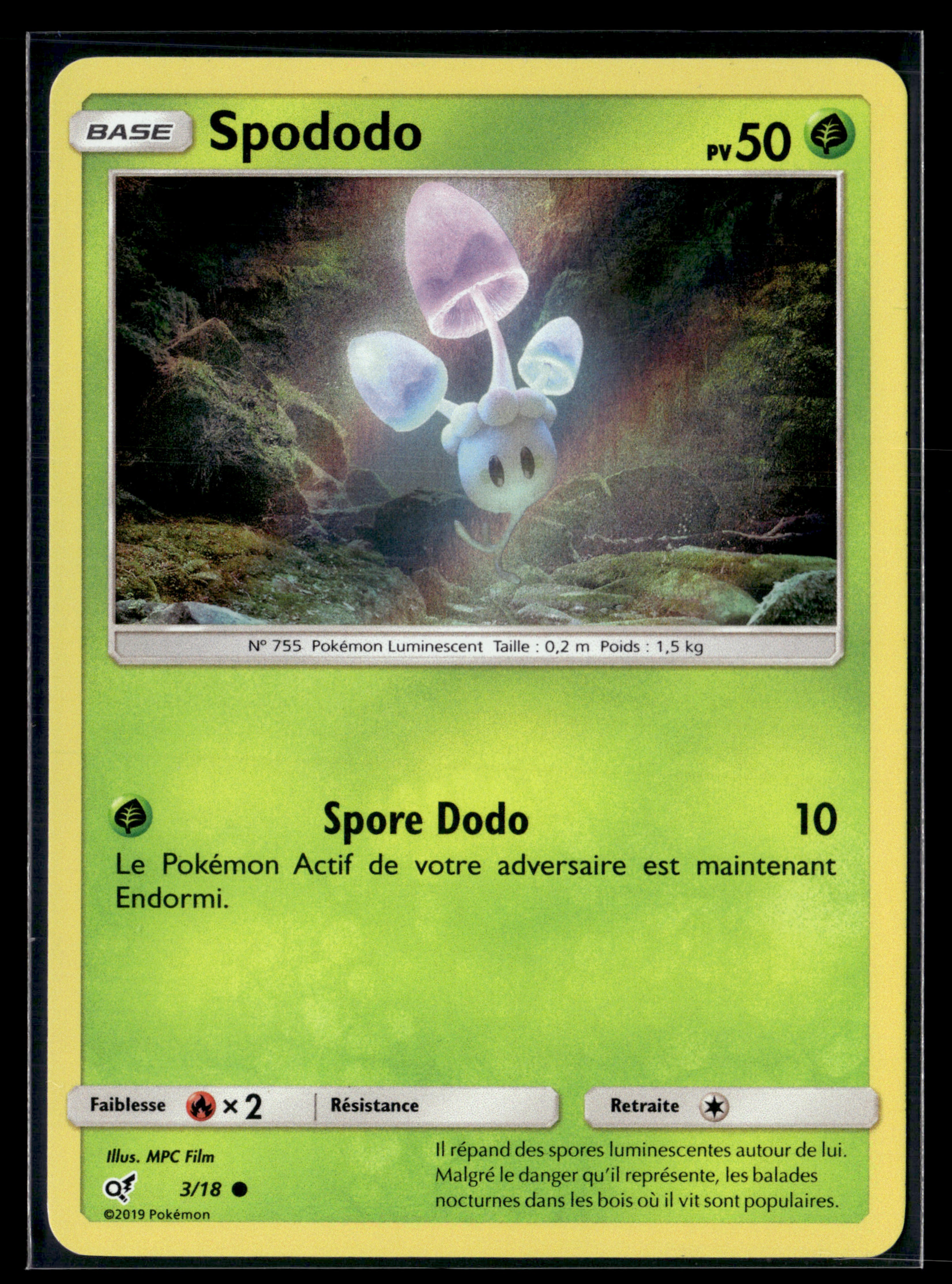 Spododo 3/18 - Détective Pikachu - NM