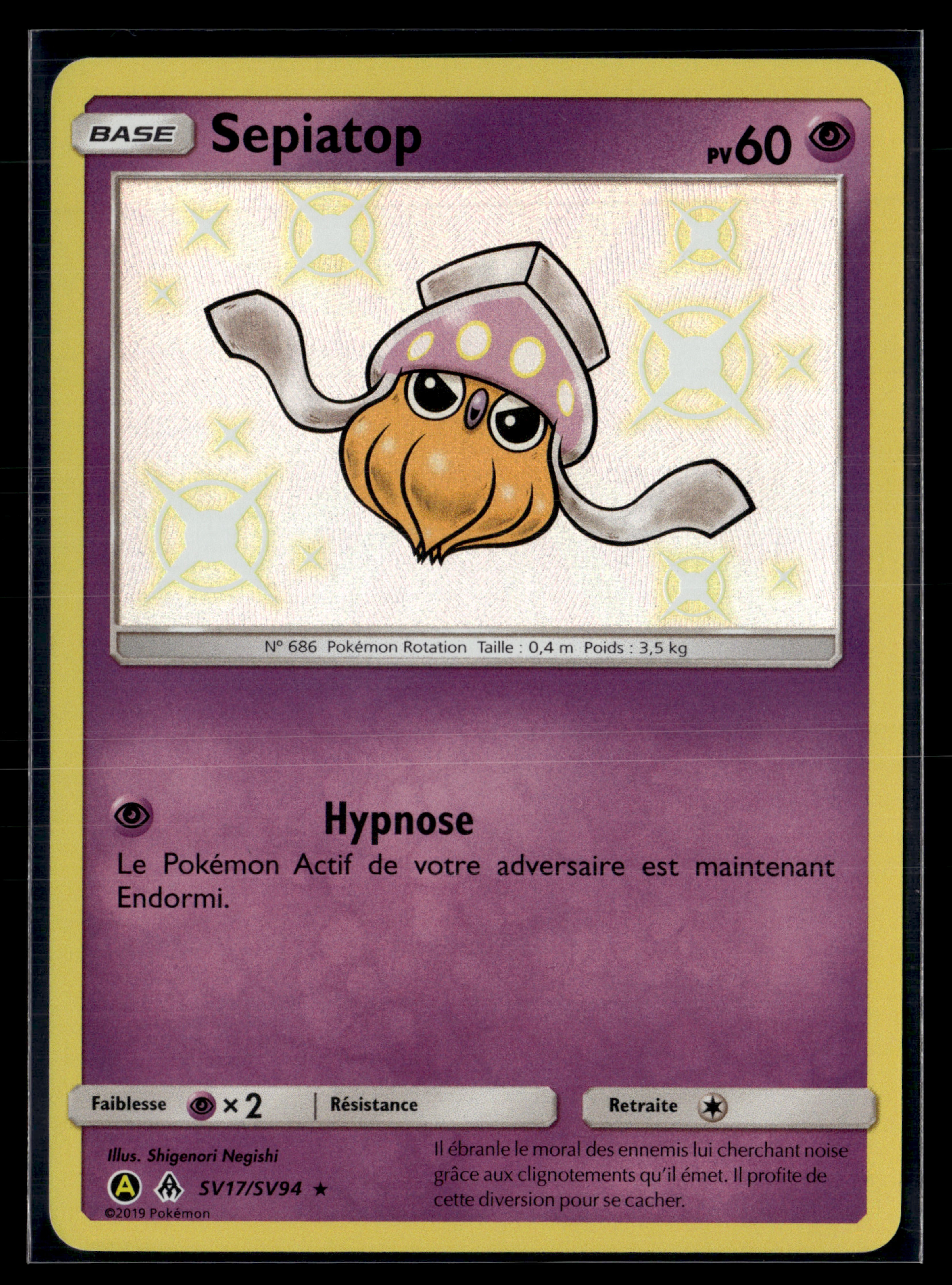 Sepiatrop sv17/sv94 - Destinées Occultes- NM