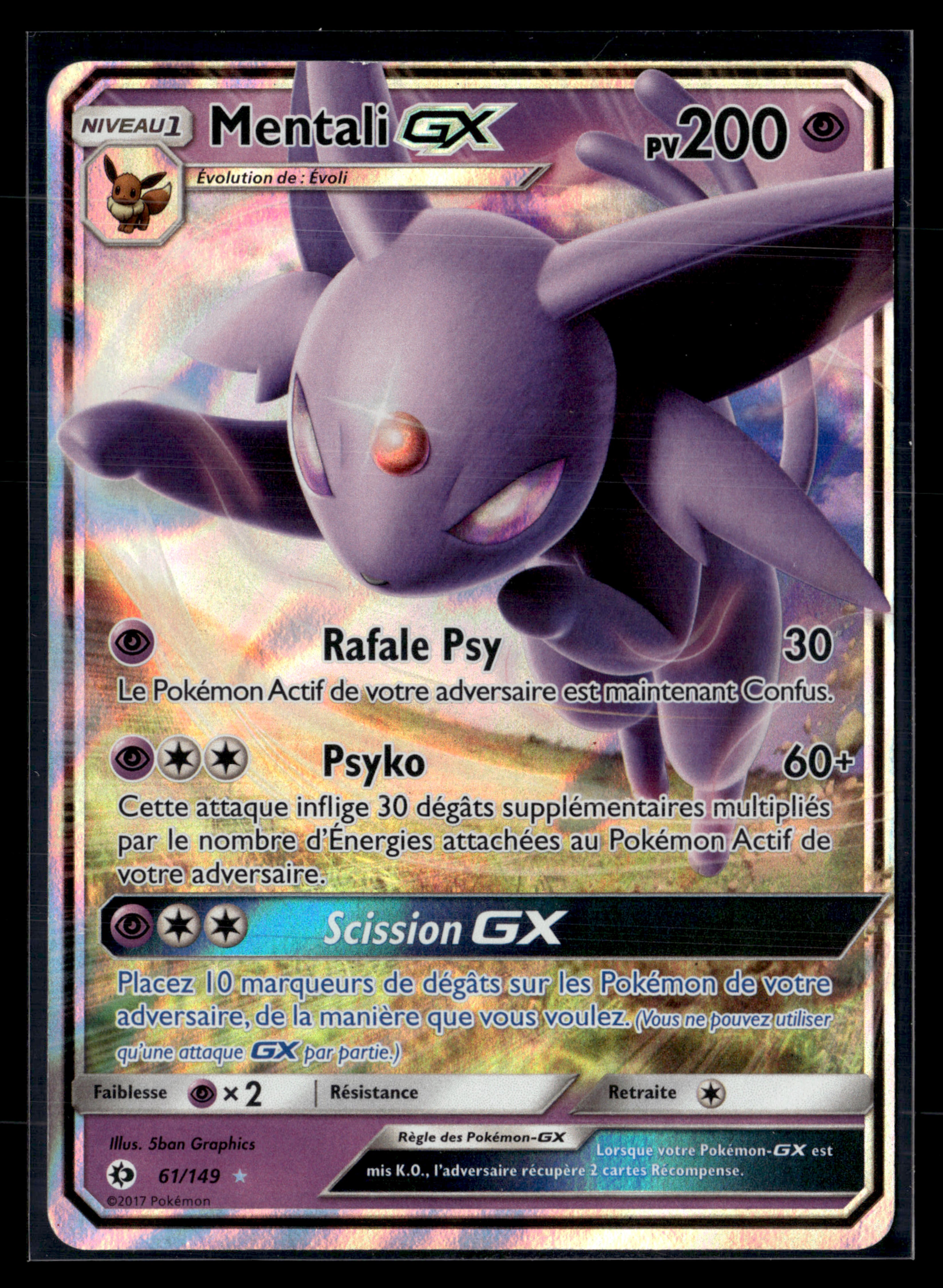 Mentali GX 61/149 - Soleil et Lune - NM