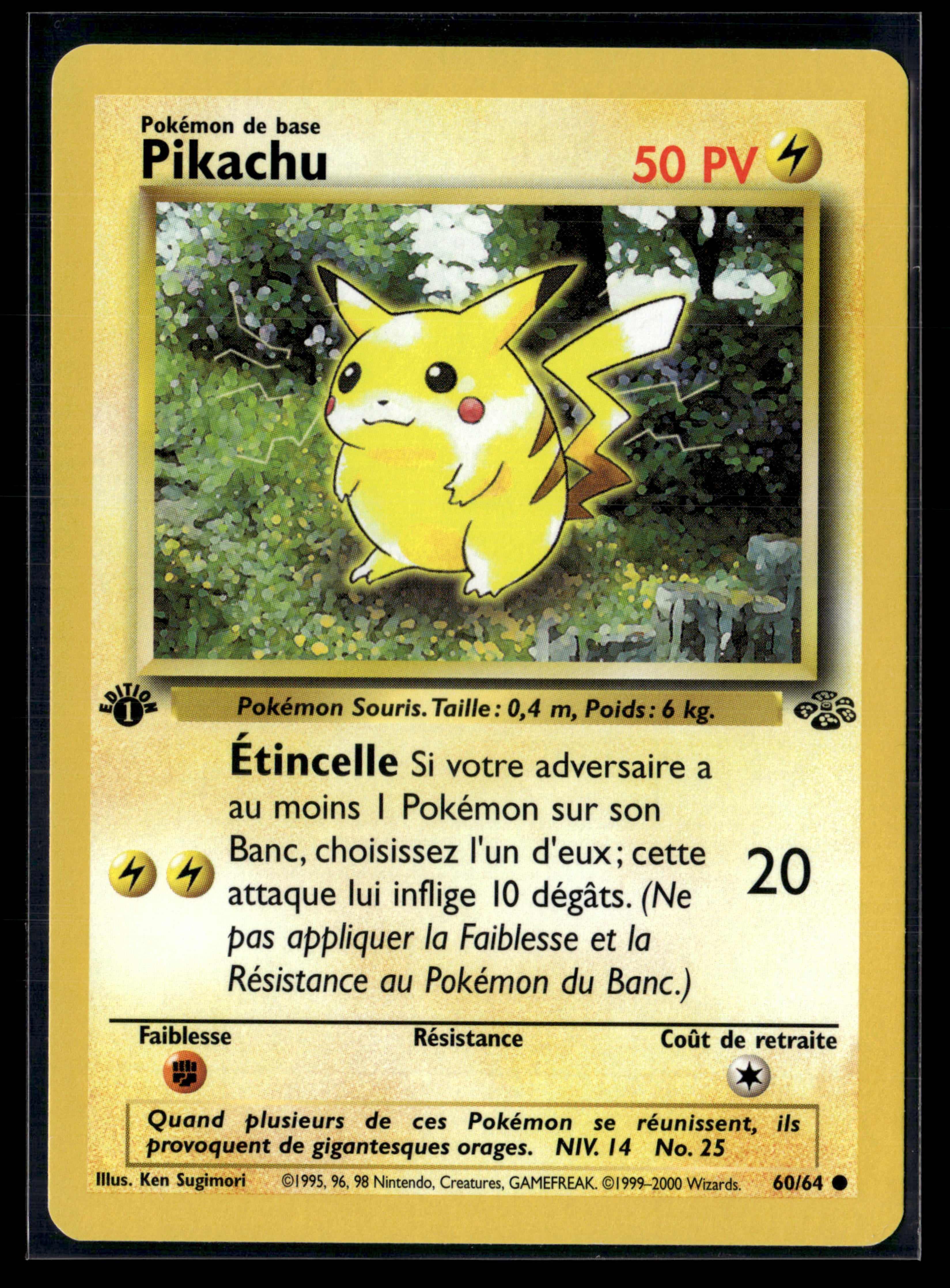 Pikachu 60/64 Jungle ED1 | NM