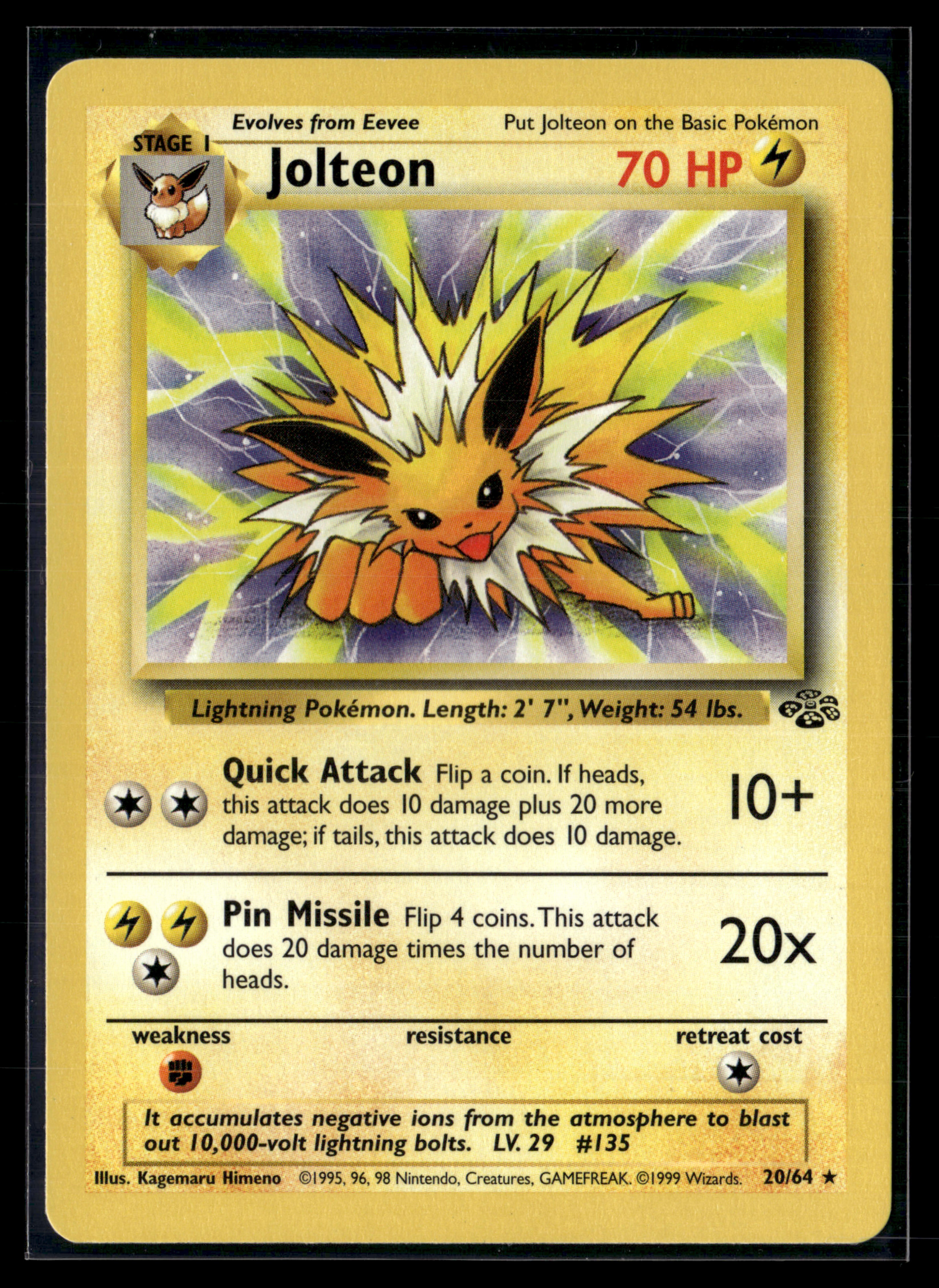 Jolteon 20/64 Jungle | NM