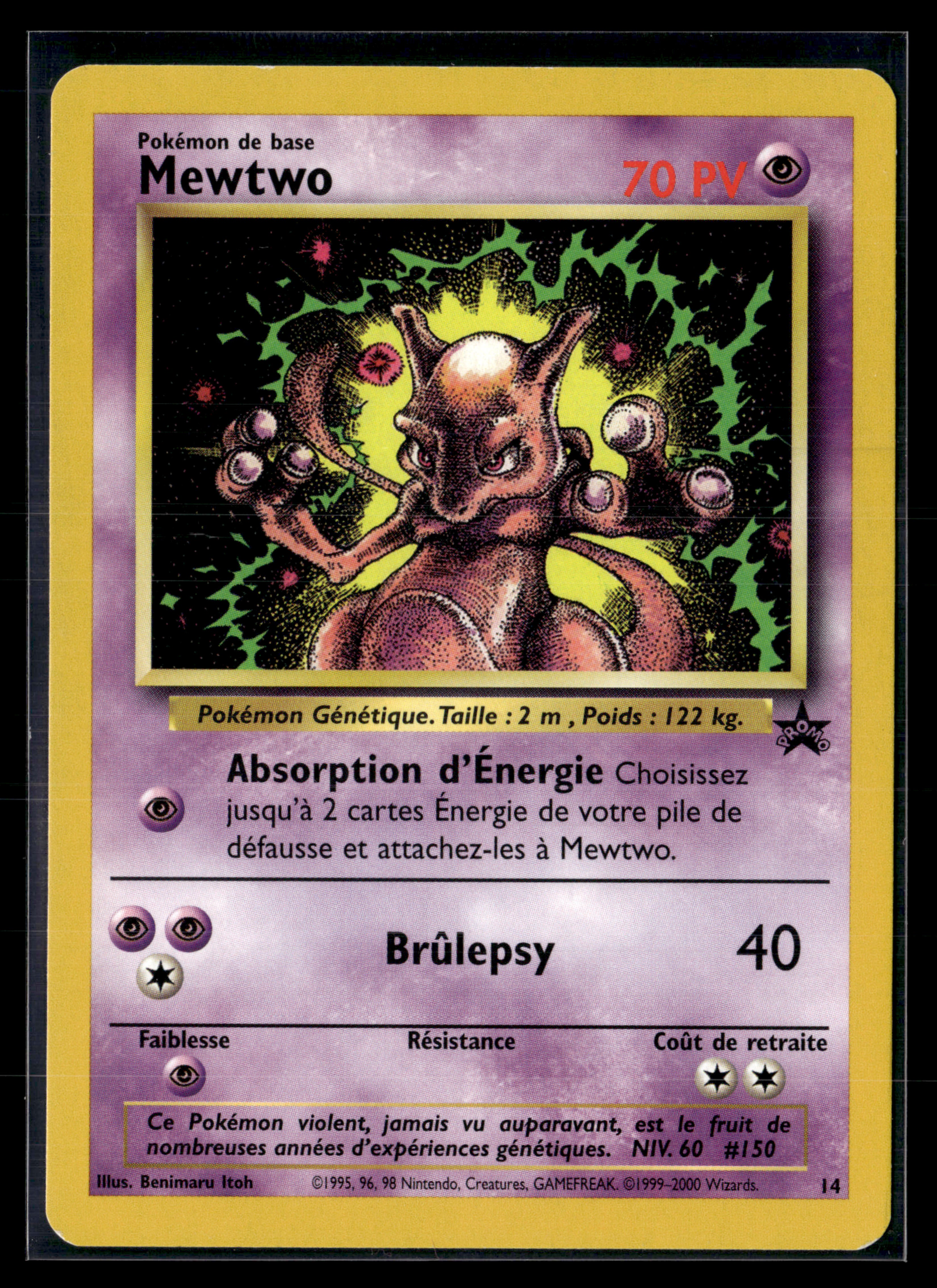 Mewtwo Promo black Star 14 | NM
