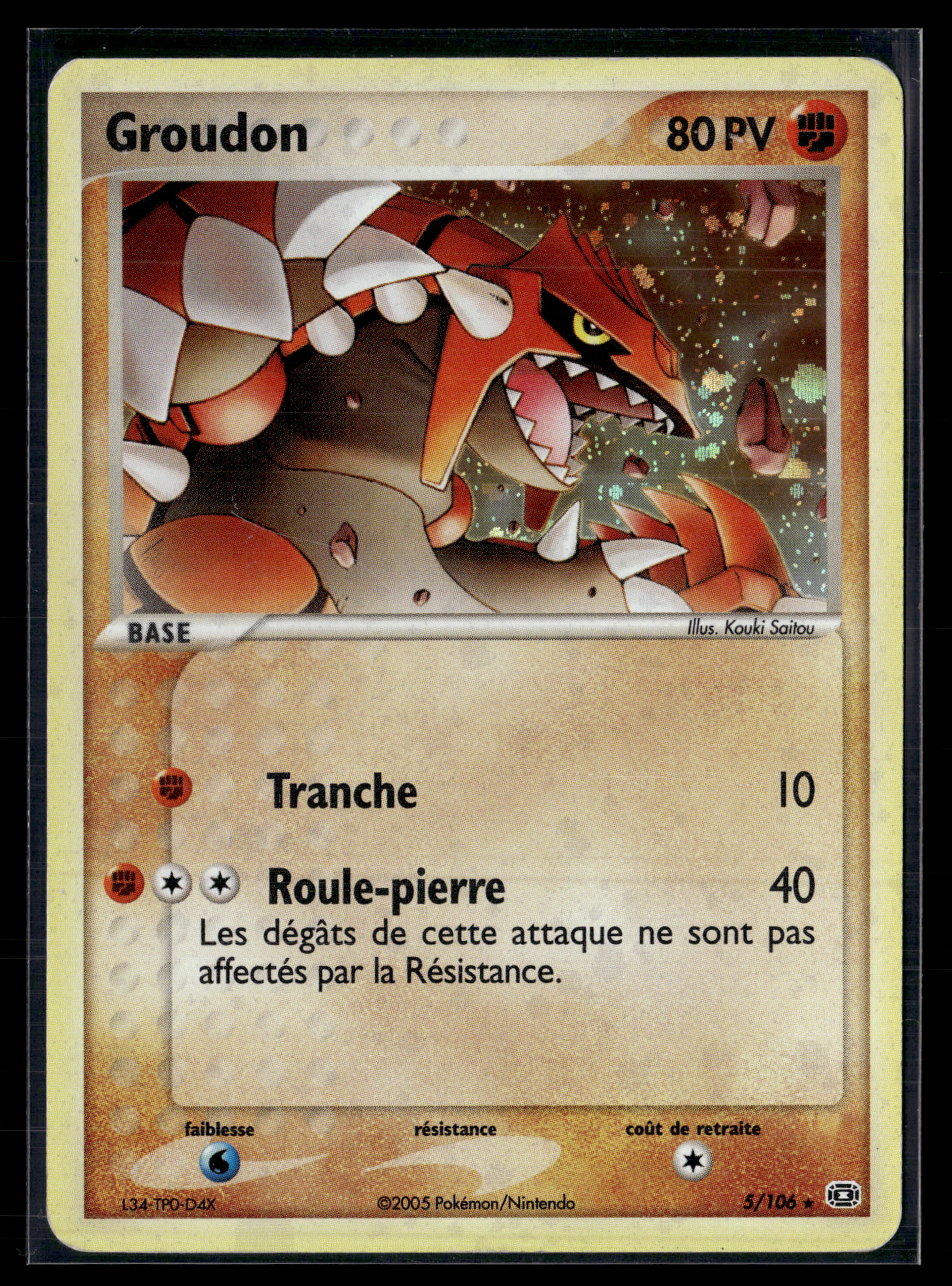 Groudon 5/106 Emeraude | TBE+