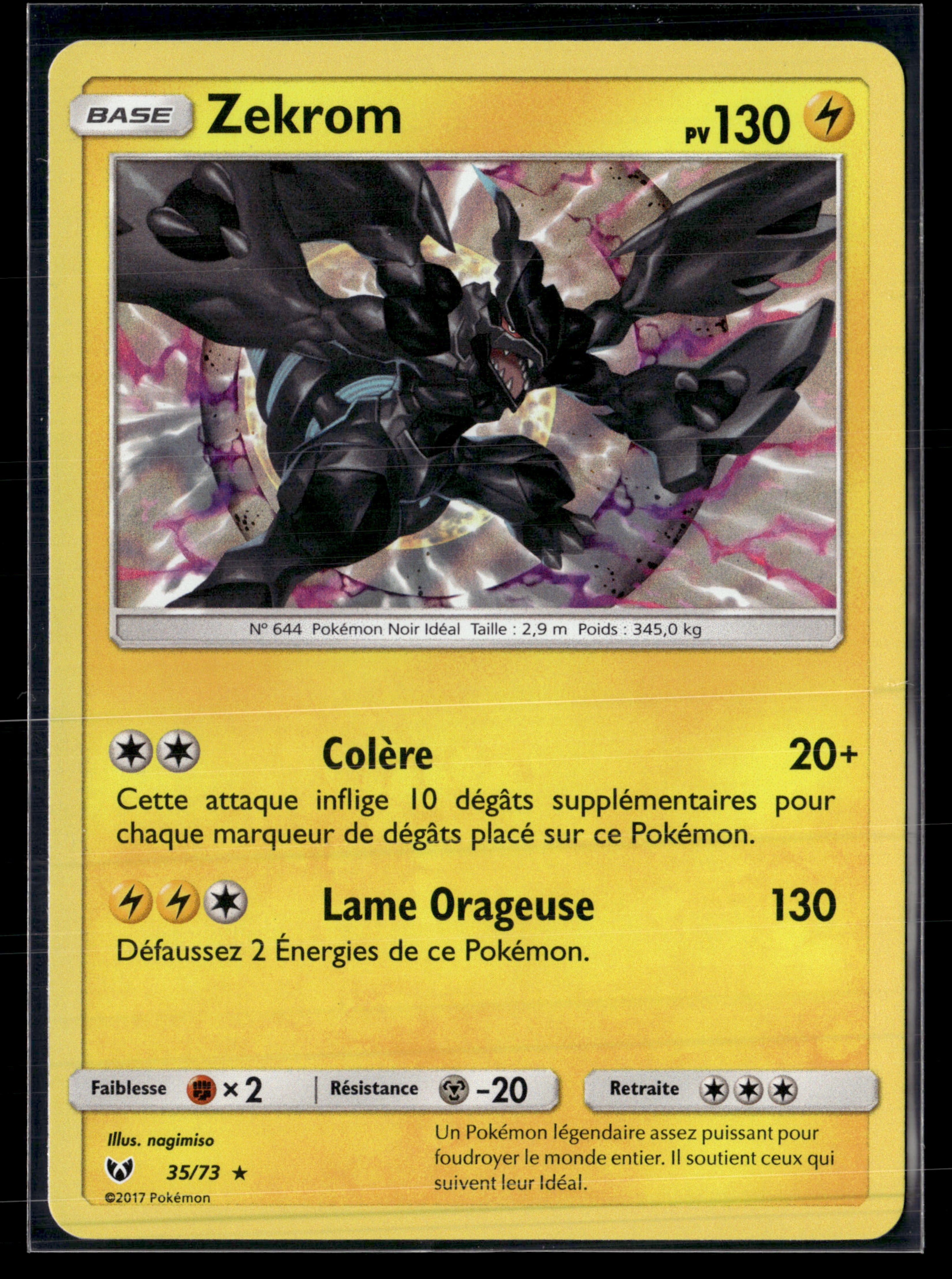 Zekrom 35/73 Legendes Brillantes | NM