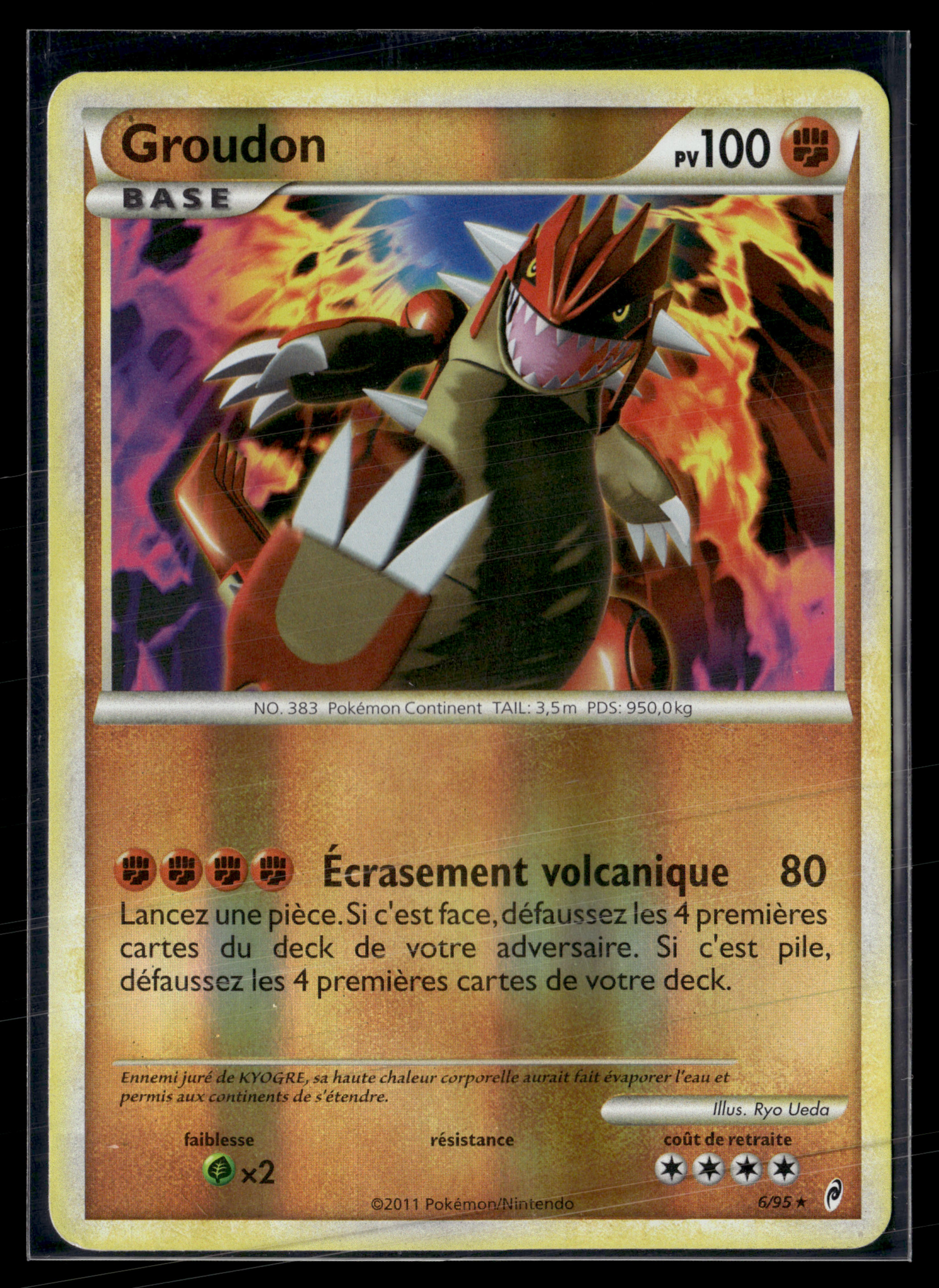 Groudon 6/95 Appel des légendes | EXC+