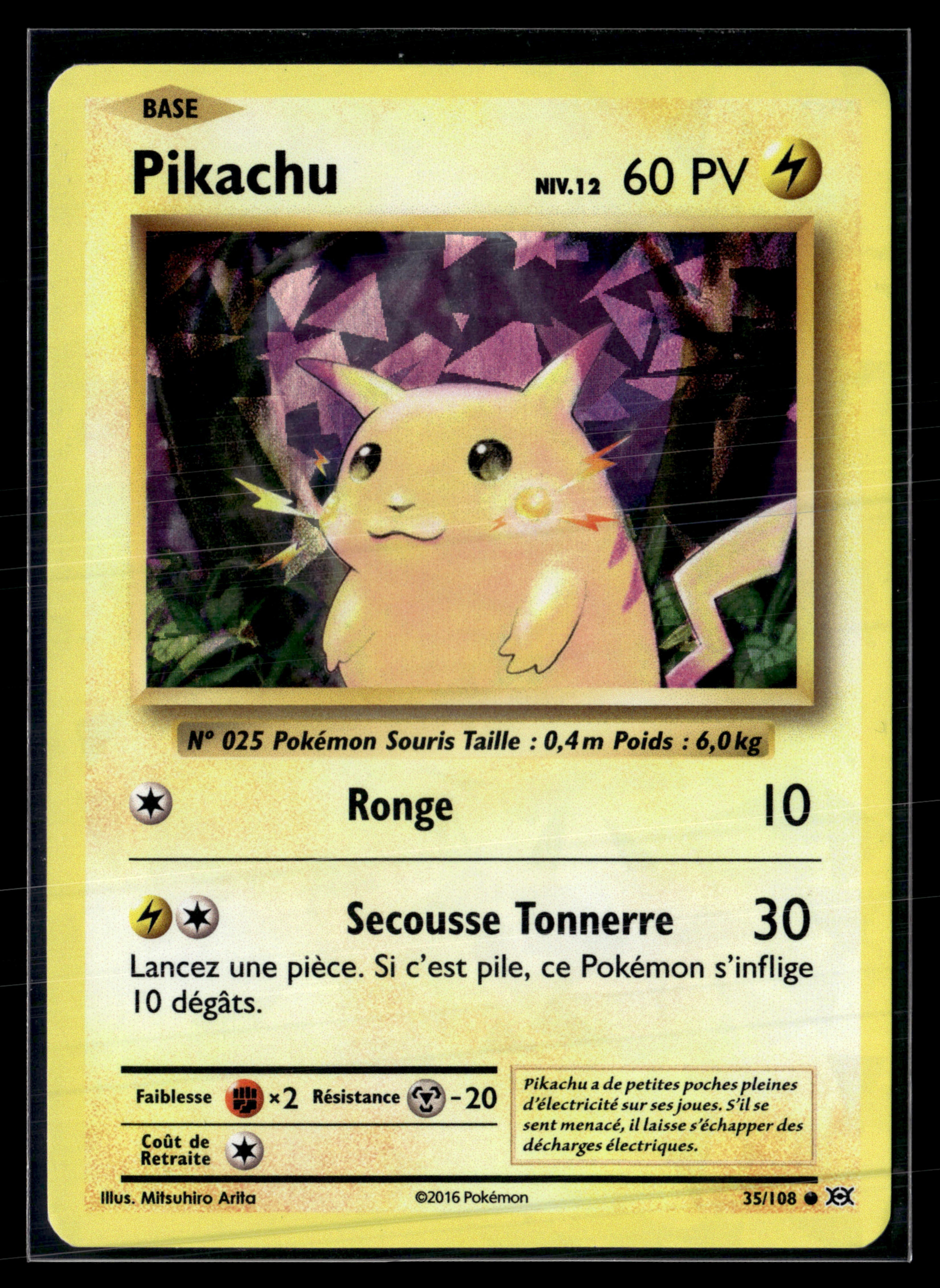 Pikachu 35/108 XY évolutions | NM #2