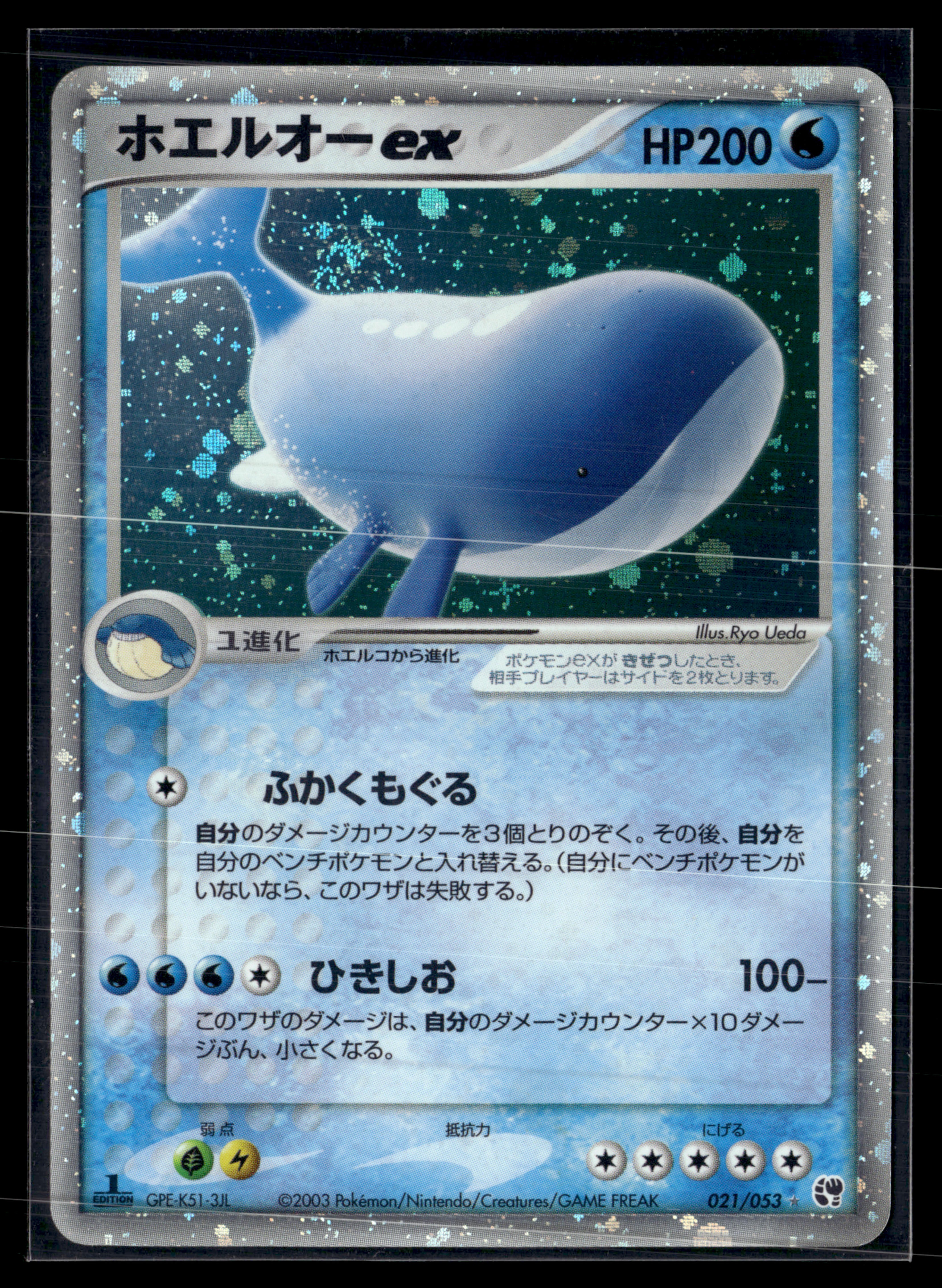 Wailord ex 021/053 Miracle of the Desert | EXC+