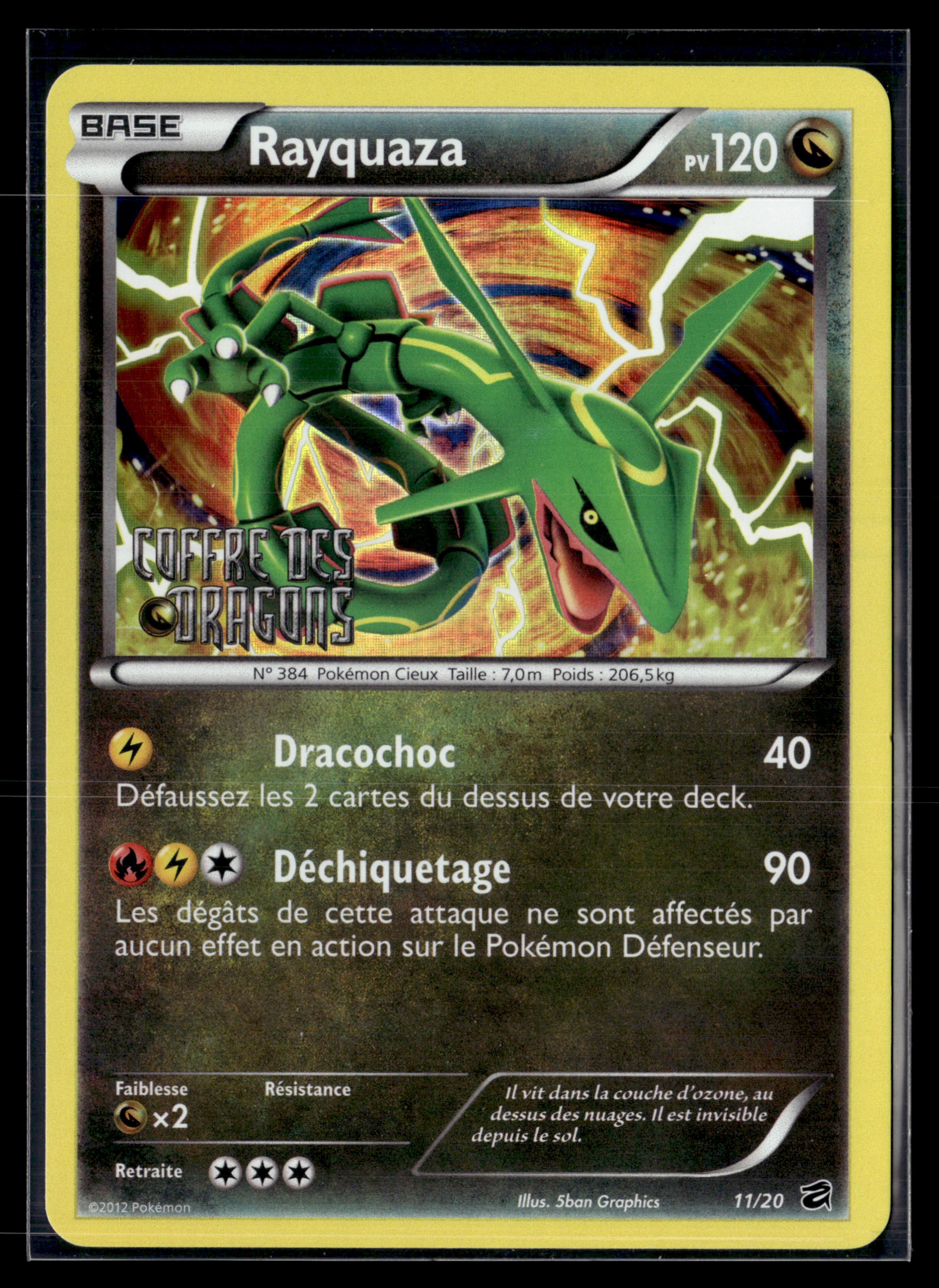 Rayquaza 11/20 Coffre des dragons | NM