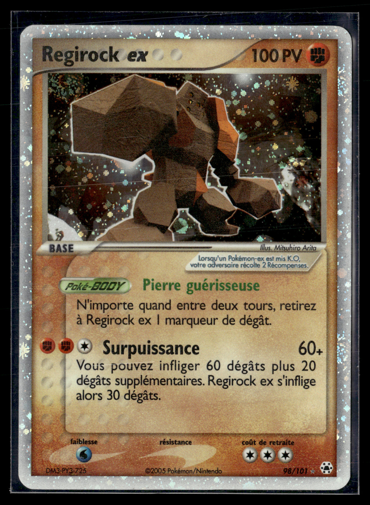 Regirock ex 98/101 Légendes oubliées | EXC+
