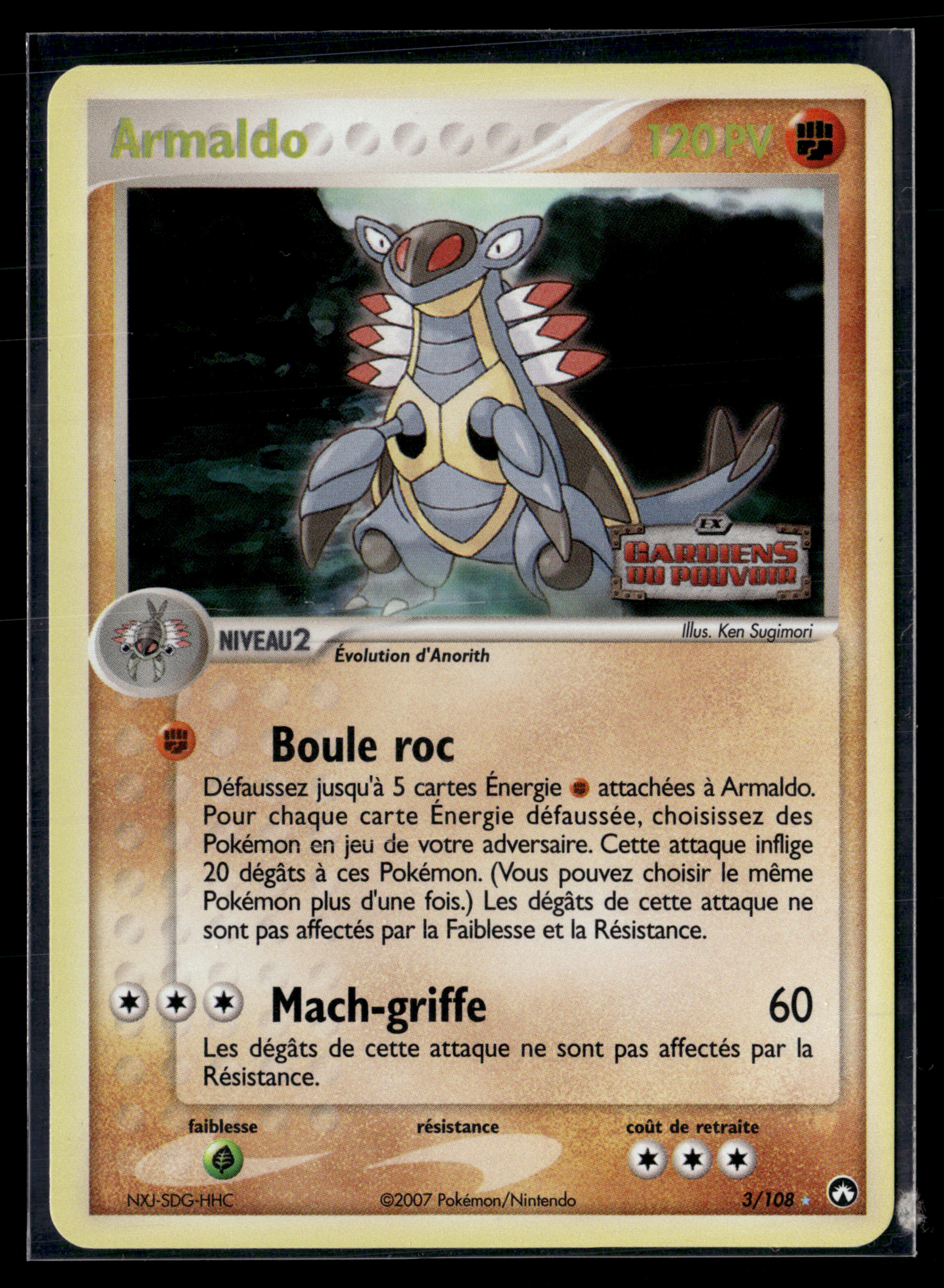 Armaldo 3/108 Gardiens du pouvoir |NM