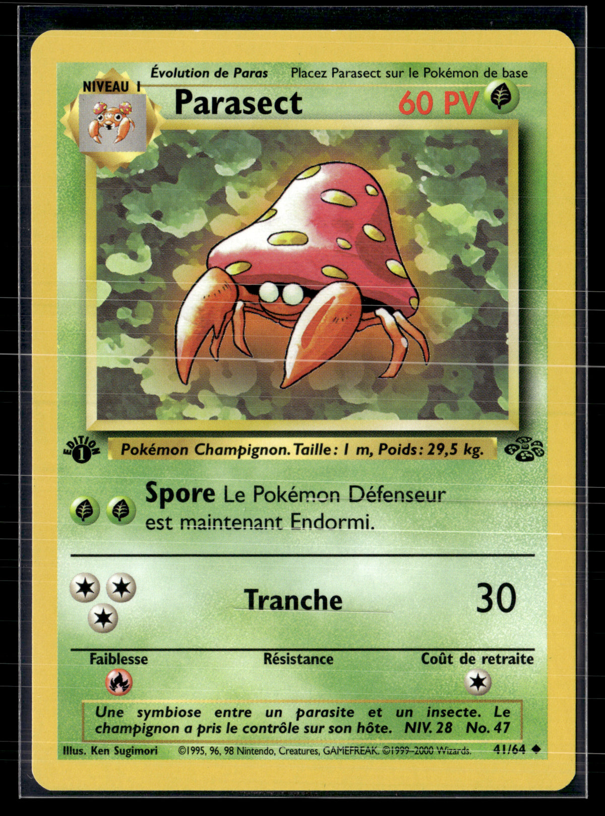 Parasect 41/64 Jungle Ed1 – NM