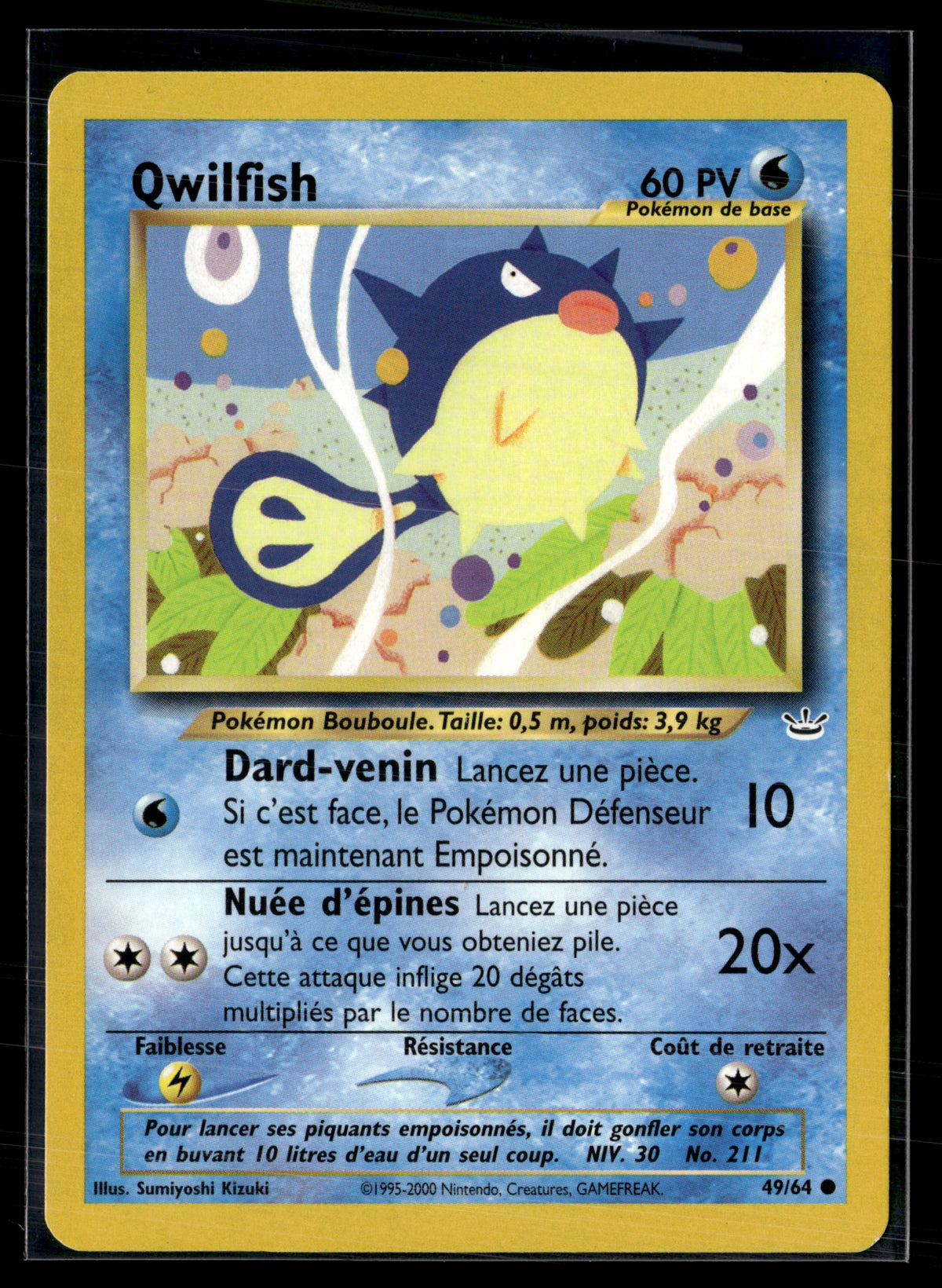 Qwilfish 49/64 - Neo Revelation - NM