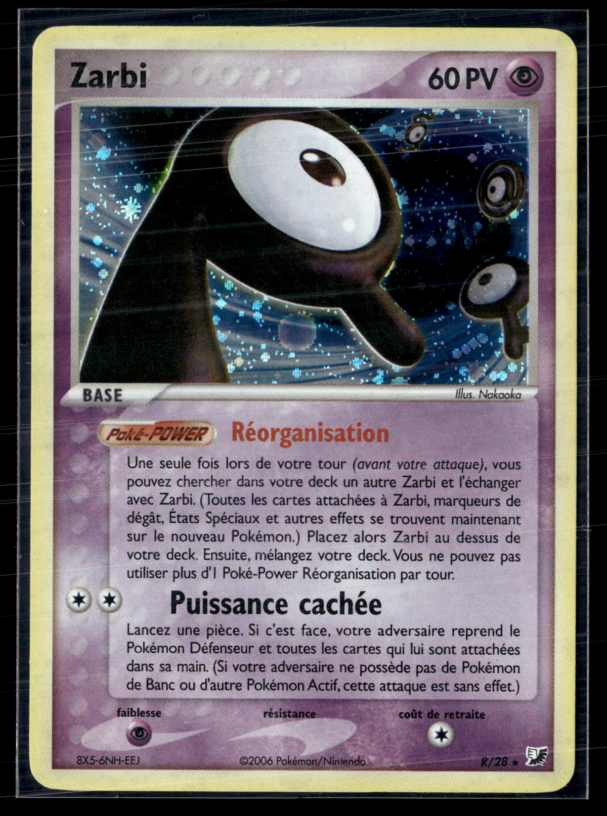 Zarbi R R/28 - Forces cachées - NM