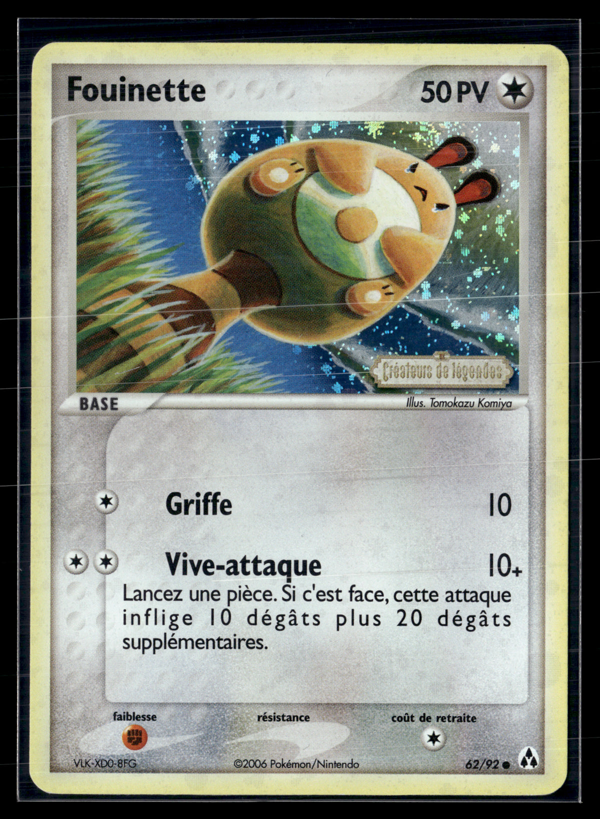 Fouinette 62/92 Créateurs de légendes – EXC+