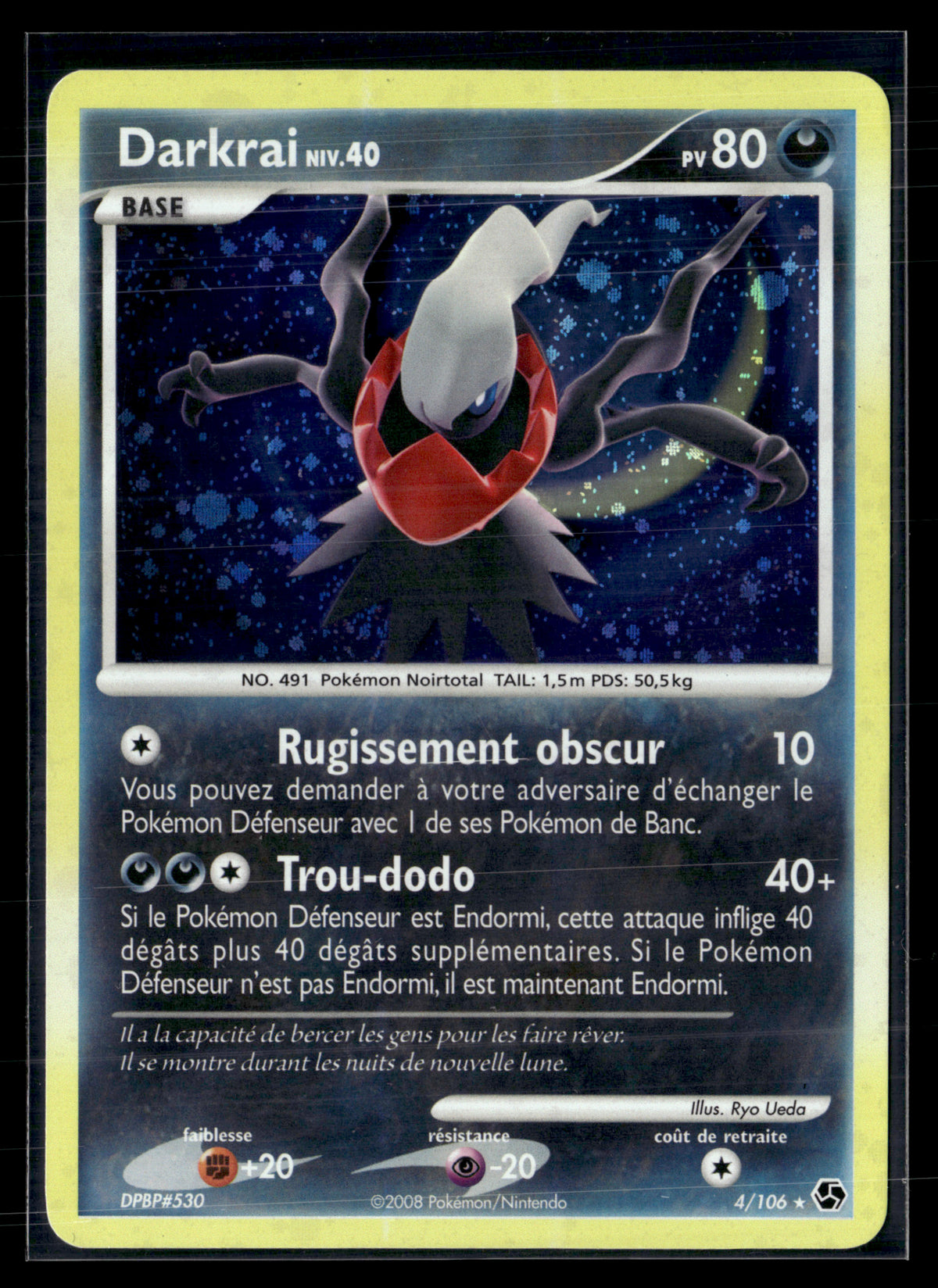 Darkrai 4/106 - Duels au Sommet - EXC+