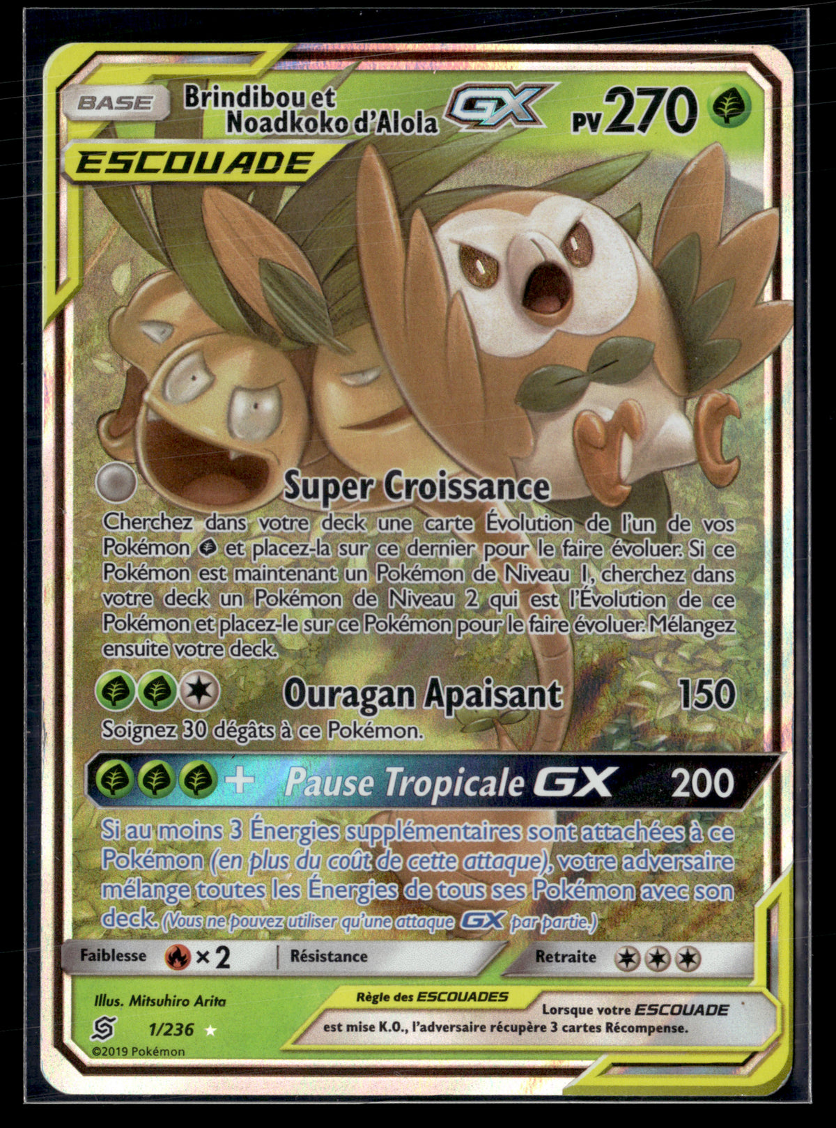 Brindibou et Noadkoko d’Alola 1/236 | harmonies des esprits | NM
