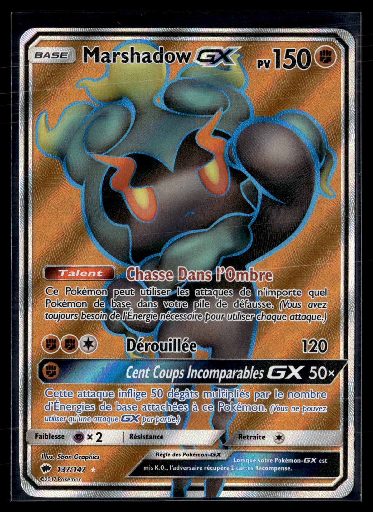 Marshadow 137/147 - Ombres Ardentes - NM