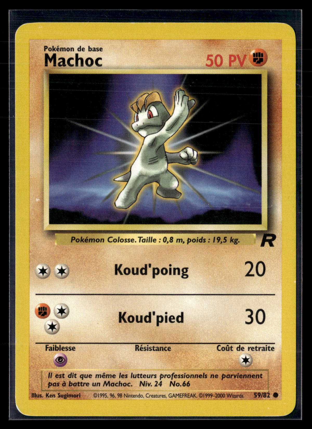 Machoc 59/82 Team Rocket - EXC