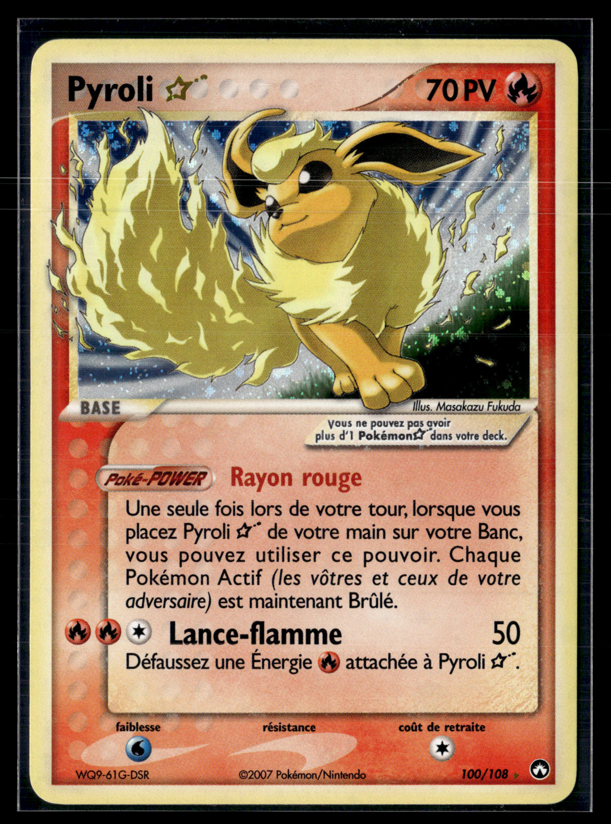 Pyroli Gold Star 100/108 - Gardiens du Pouvoir | NM