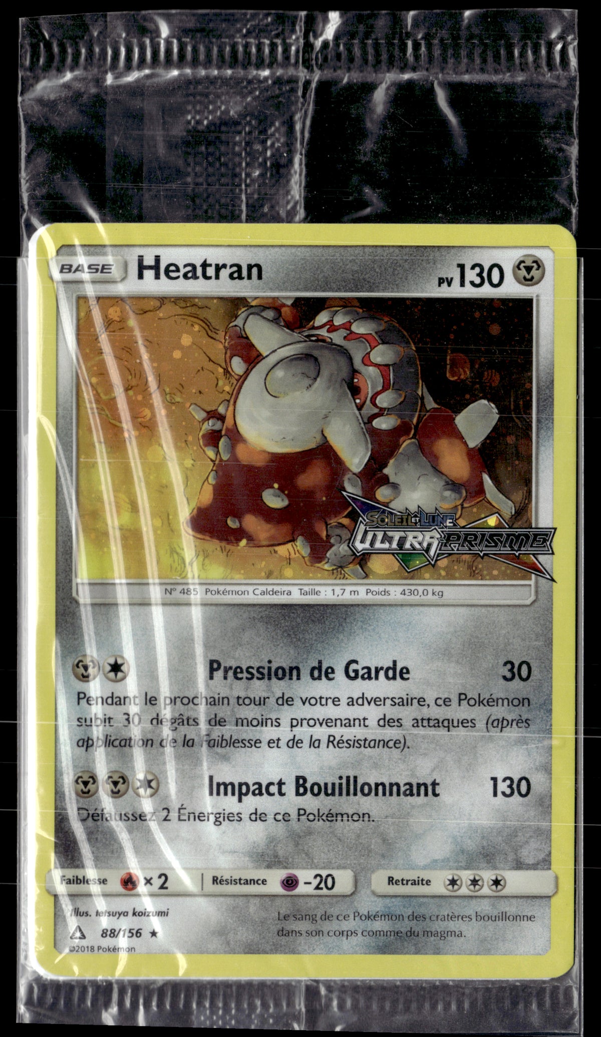 Heatran 88/156 Stamp Ultra prisme (scellé)