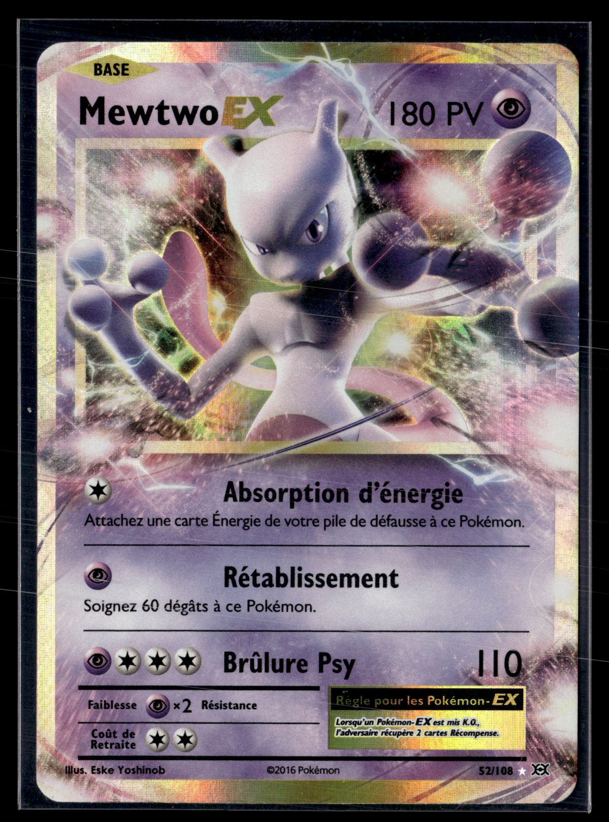 Mewtwo ex 52/108 – Evolutions | EXC+