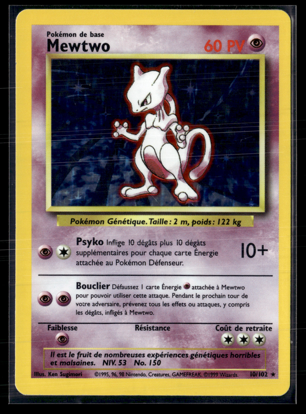 Mewtwo 10/102 -Set de base | TBE+