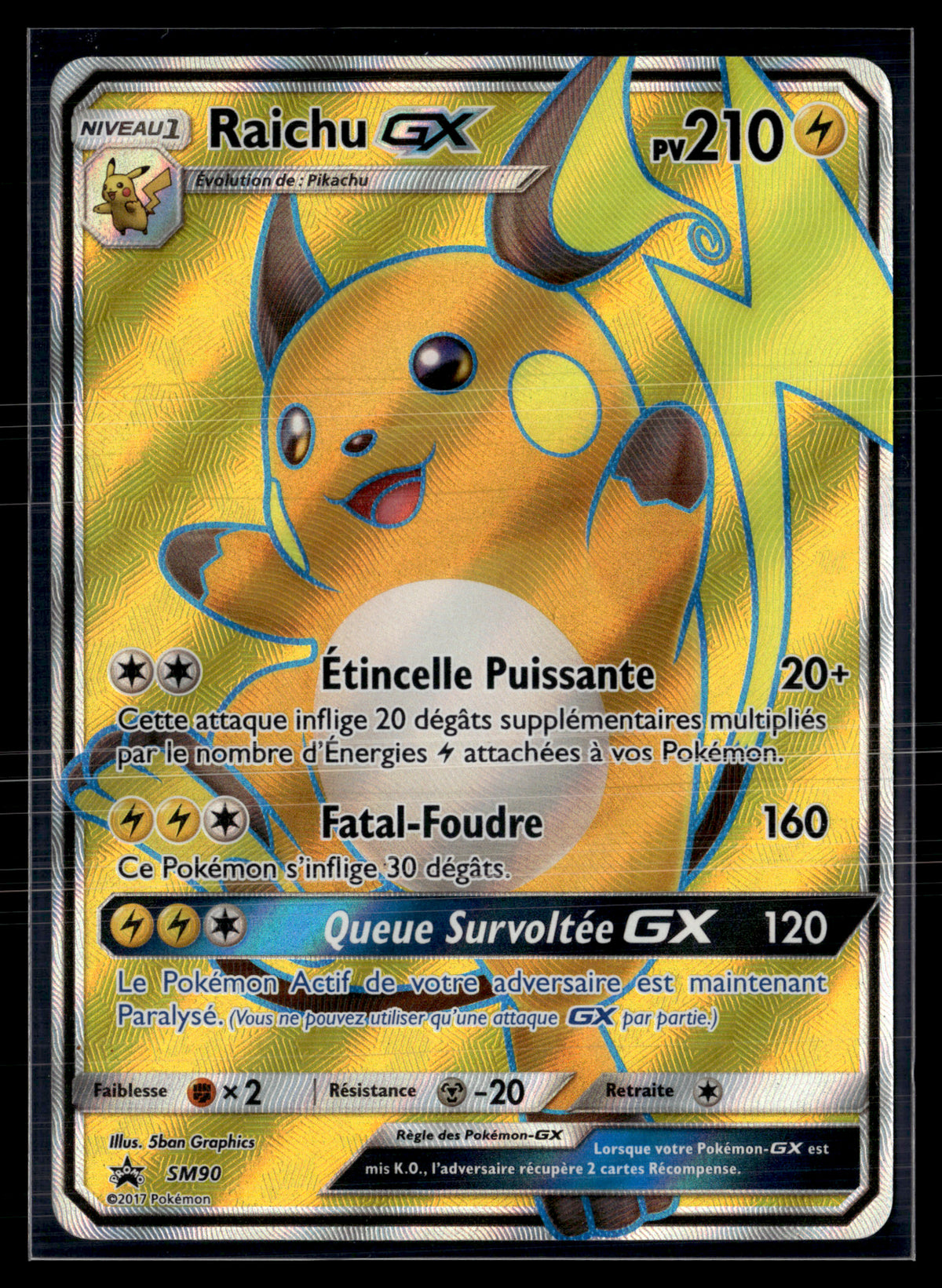 Raichu Gx sm90 | NM