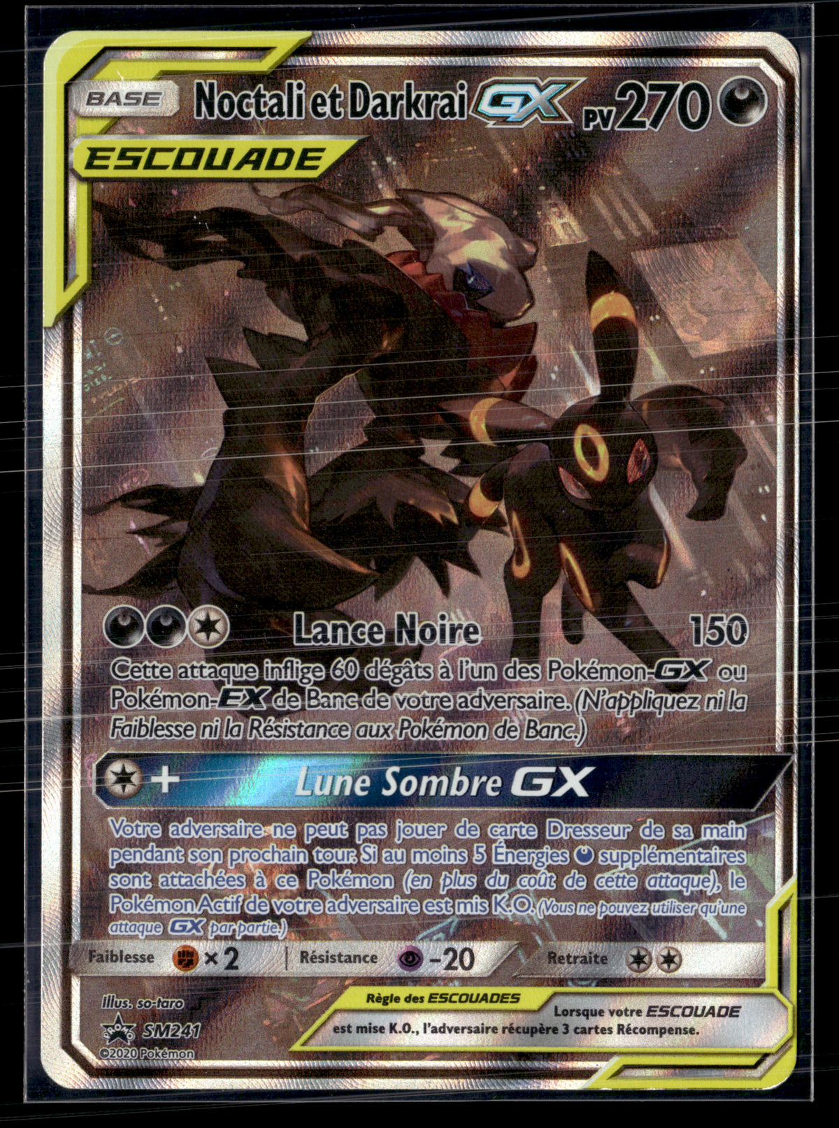 Noctali et Darkrai SM241 | EXC+