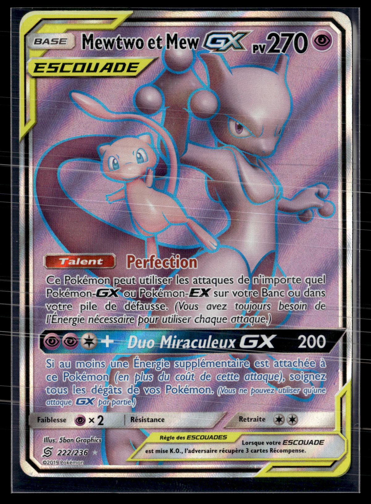 Mewtwo et mew 222/236 Harmonie des esprits | EXC