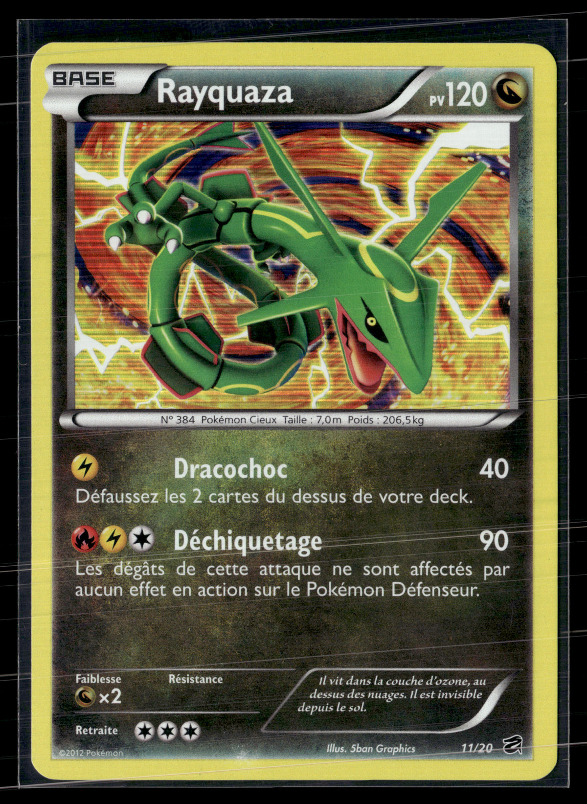 Rayquaza 11/20 Coffre des dragons | NM