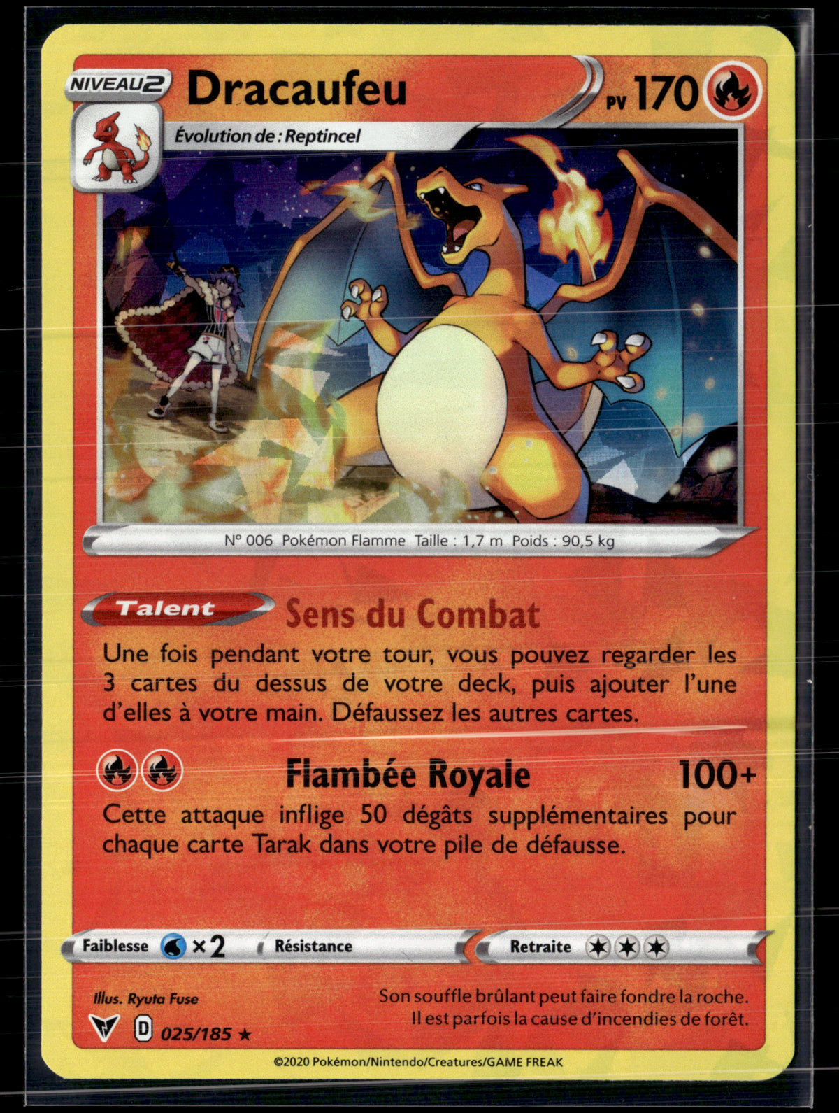 Dracaufeu 025/185 voltage eclatant (holo | NM