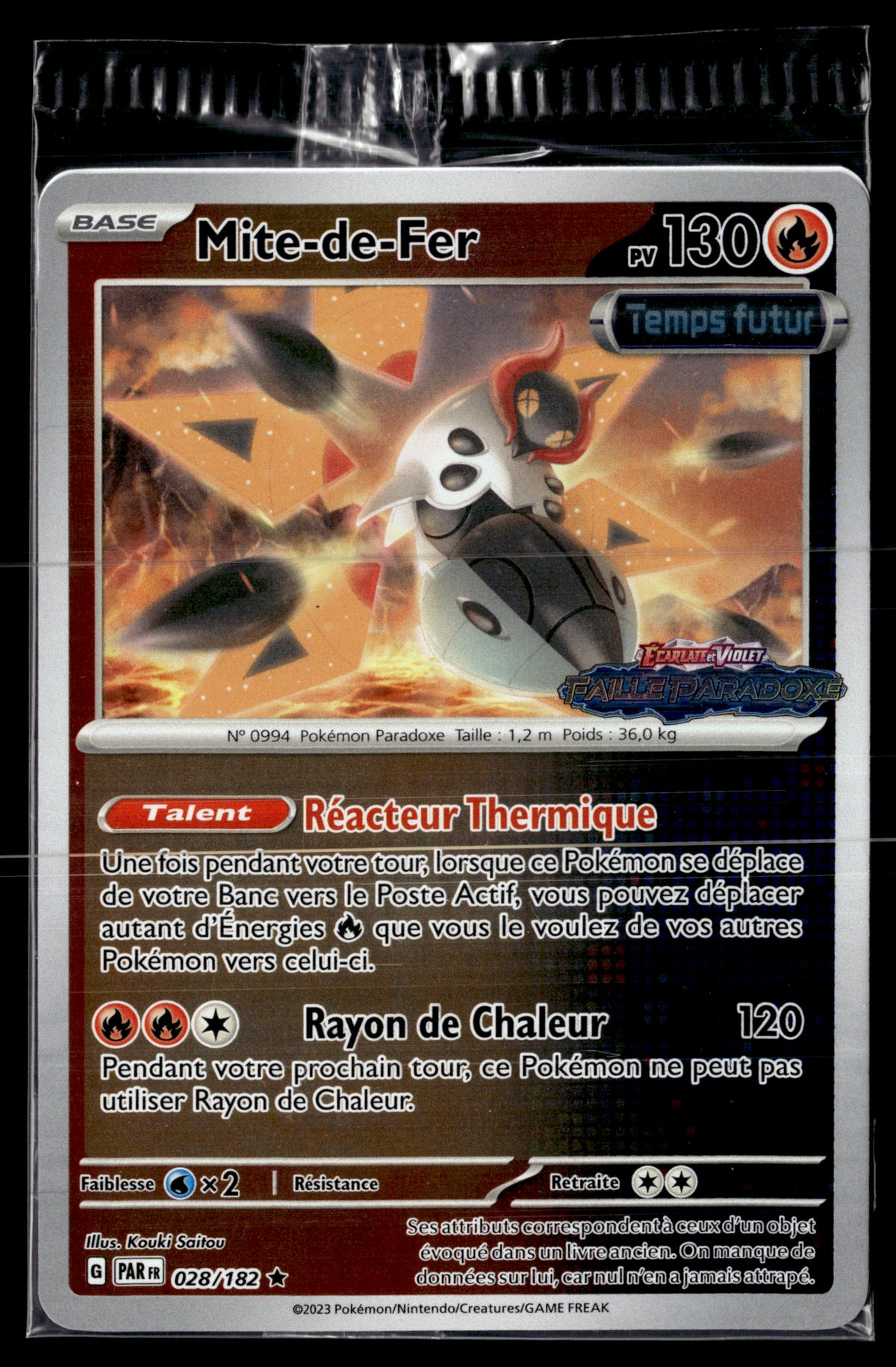 Mite de Fer 028/182 Stamp Faille Paradoxe (scellé)