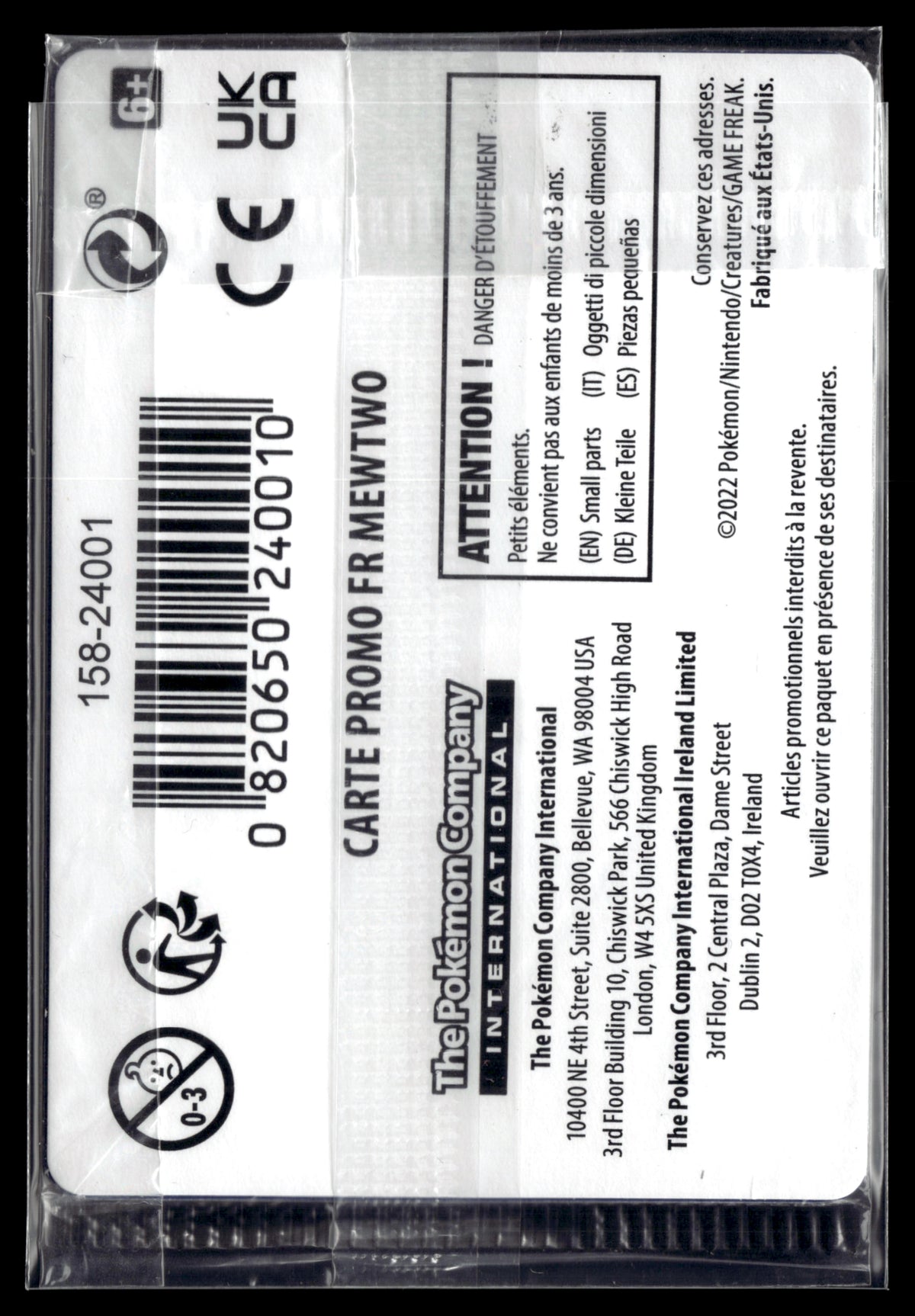 Mewtwo 056/172 Stamp Stars Etincellantes (scellé)