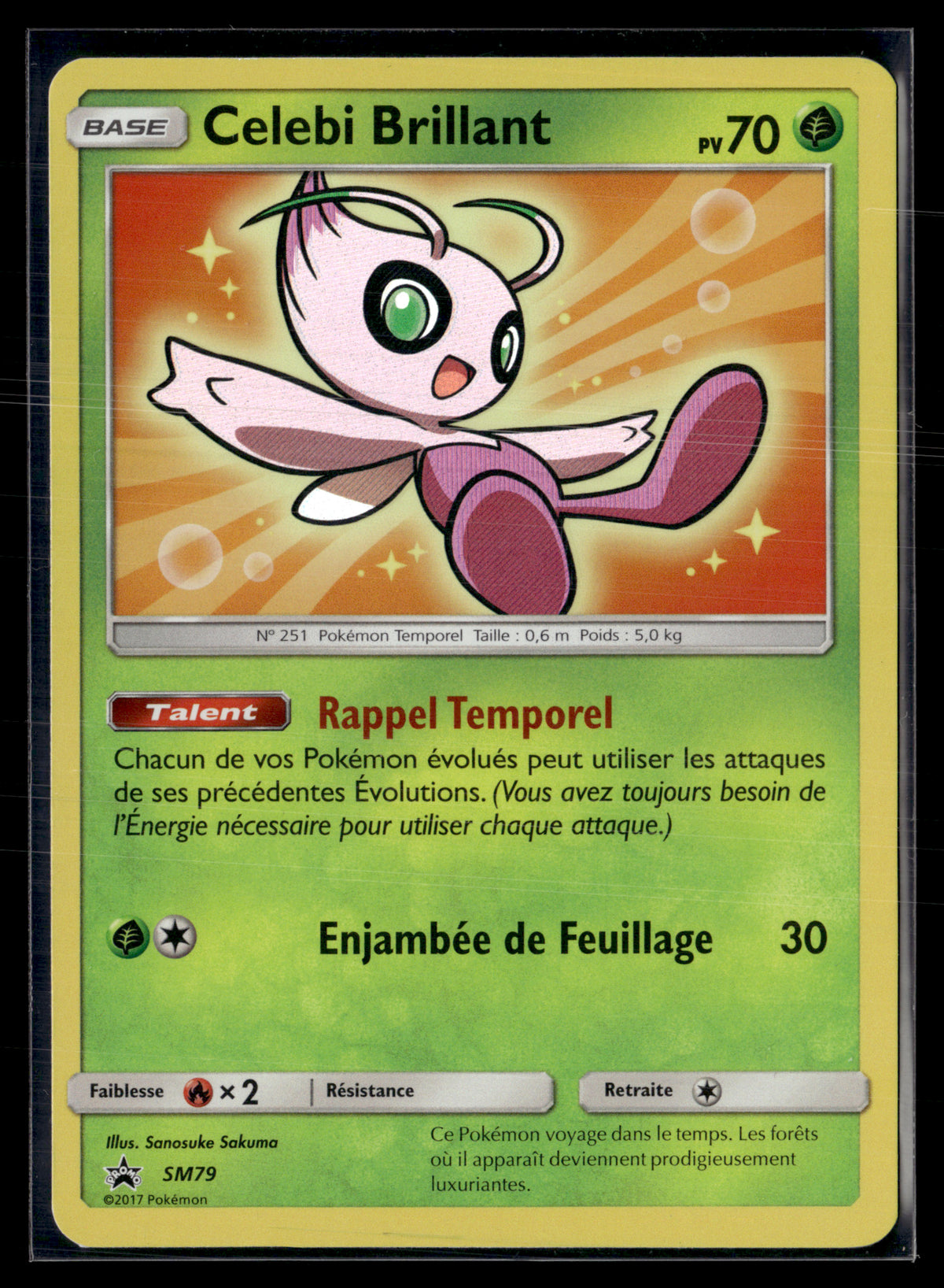 Celebi brillant SM79 |NM promo soleil et lune #5