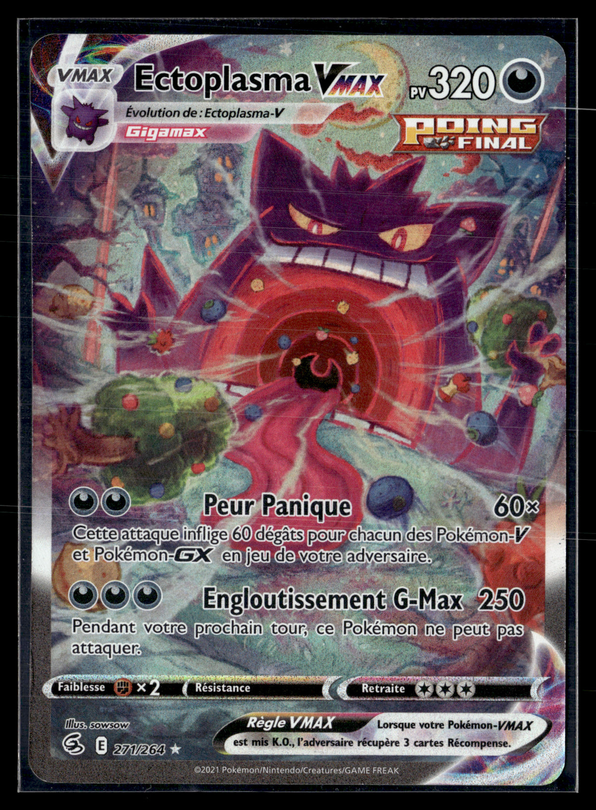 Ectoplasma 271/264 Poings de Fusion | EXC+
