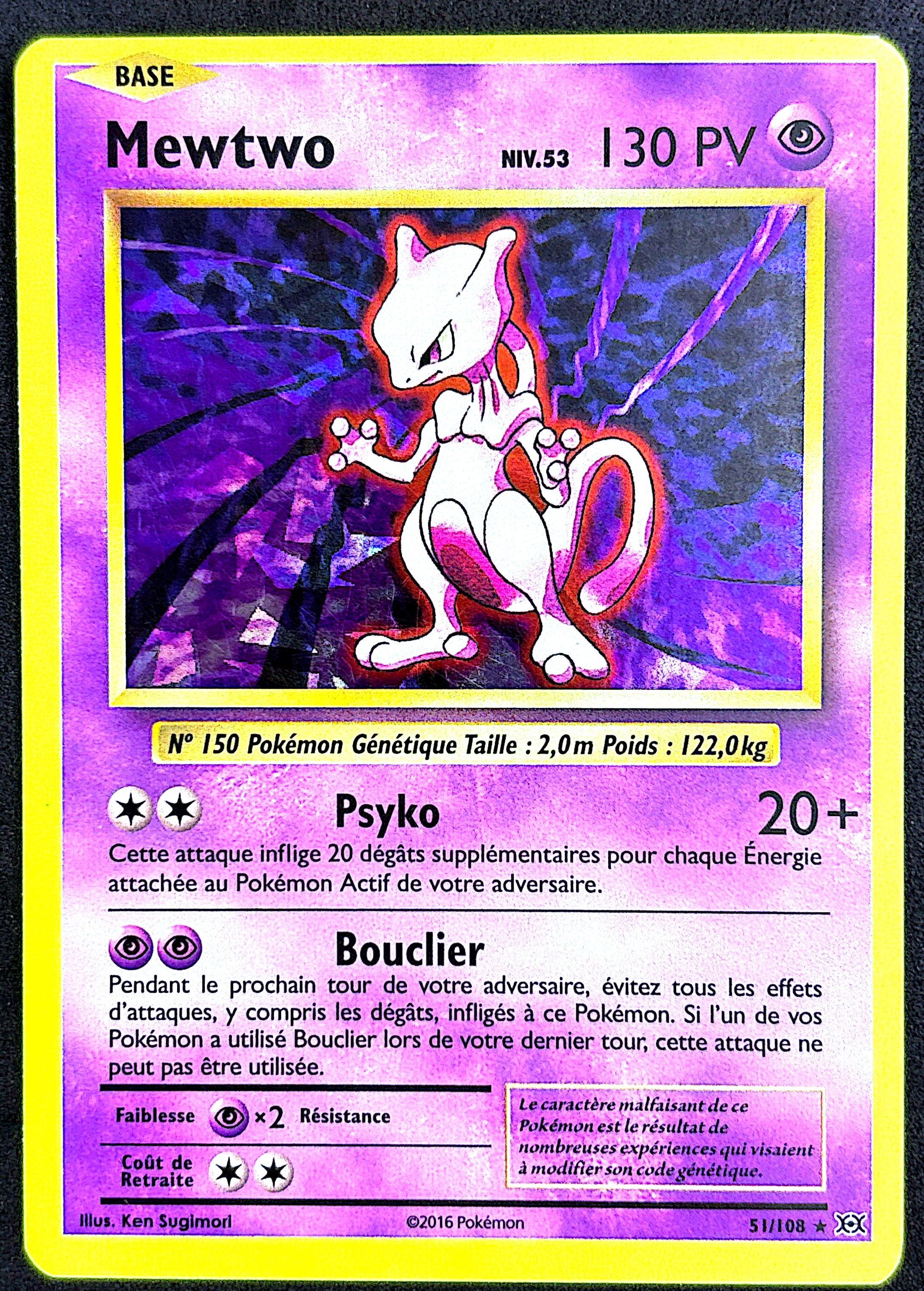Mewtwo 51/108 Evolutions |  NM