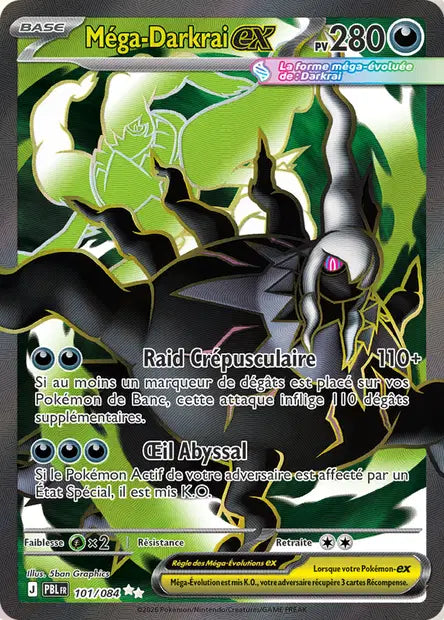 Méga-Darkrai-ex 101/084 - Nuit Noire