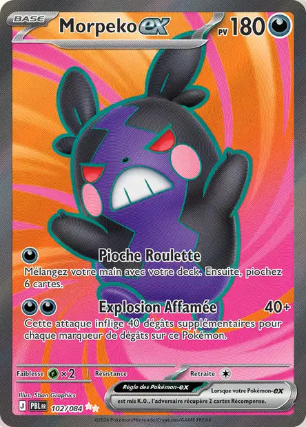 Morpeko-ex 102/084 - Nuit Noire