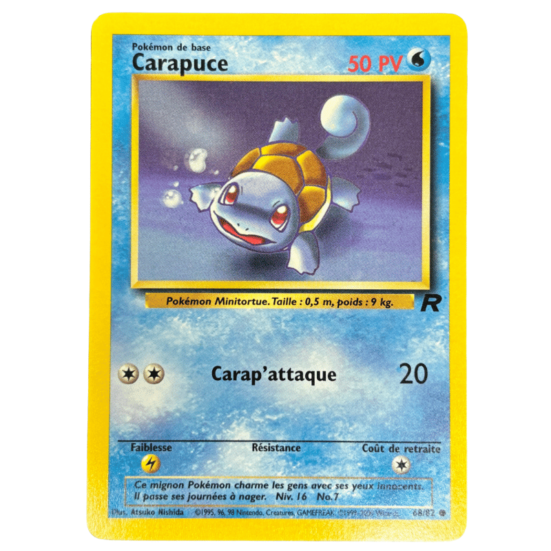 Carapuce 68/82 - Team Rocket - NM