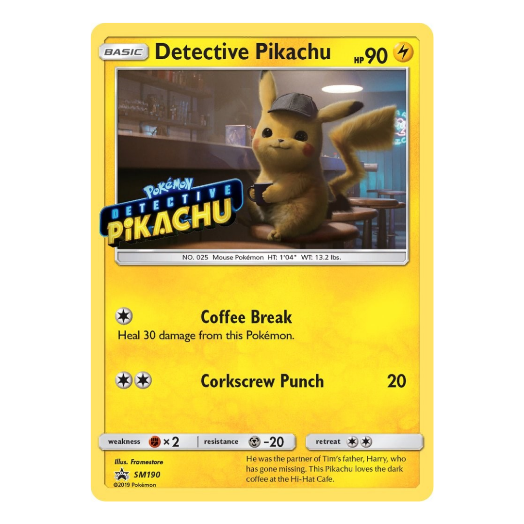 Detective Pikachu sm190 – MINT (scellée) it