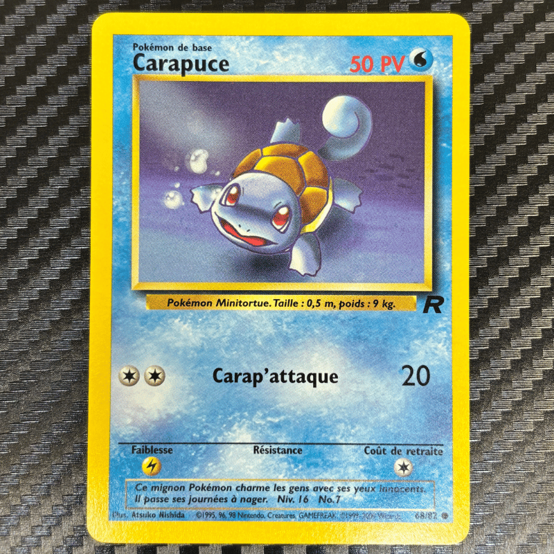 Carapuce 68/82 - Team Rocket - NM