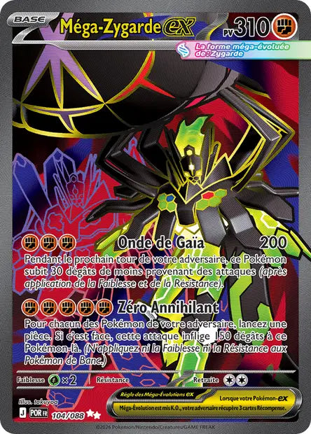 Méga-Zygarde ex 104/088 - Equilibre parfait