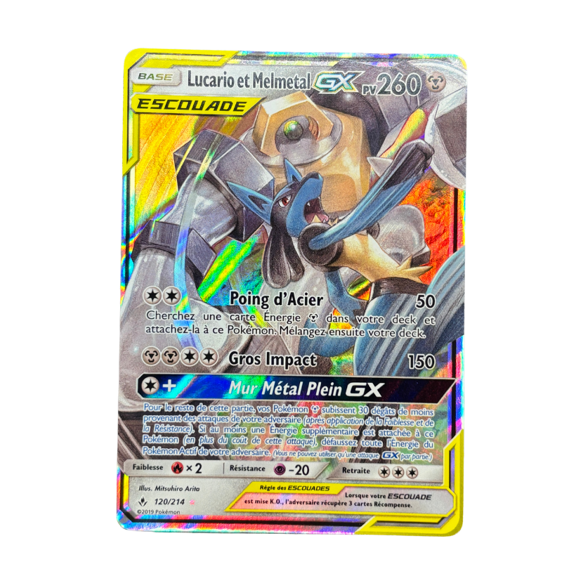 Lucario et Melmetal GX 120/214 - Alliance Infaillible