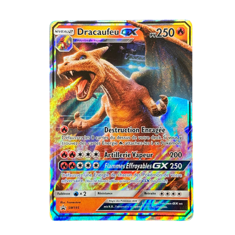 Dracaufeu GX SM195 - Promo Soleil & Lune - NM