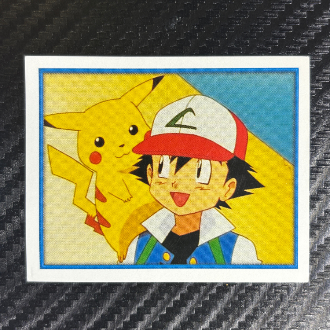 Pikachu et Sacha 14 Merlin série 2