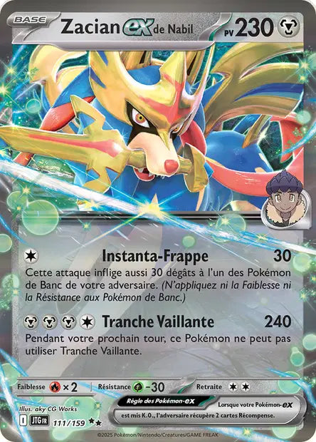 Zacian ex de Nabil 111/159 - Aventure Ensemble