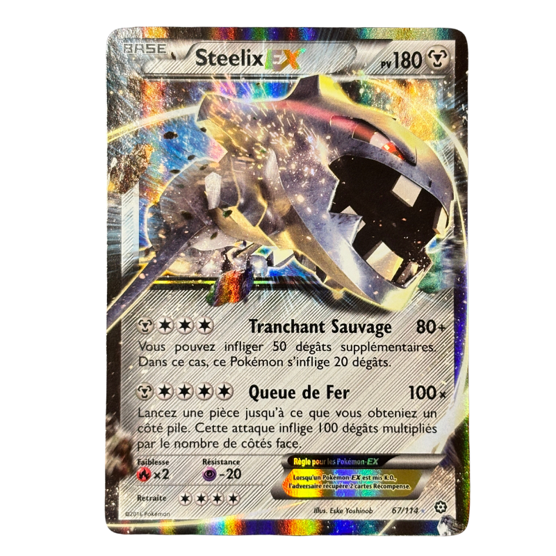 Steelix EX 67/114 - Offensive Vapeur - MINT